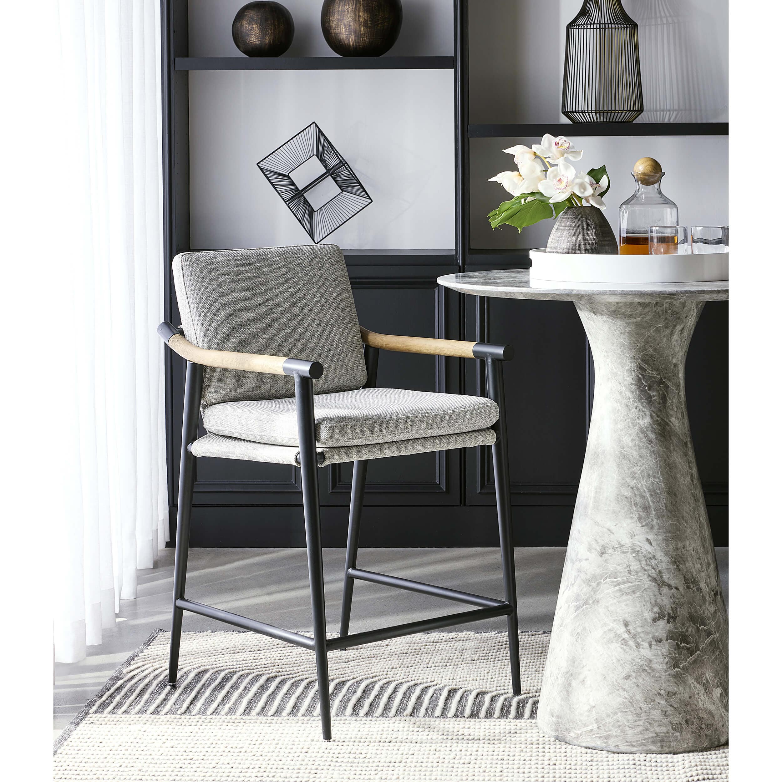 Meadow Counter Stool, Vault Fog - Image 5