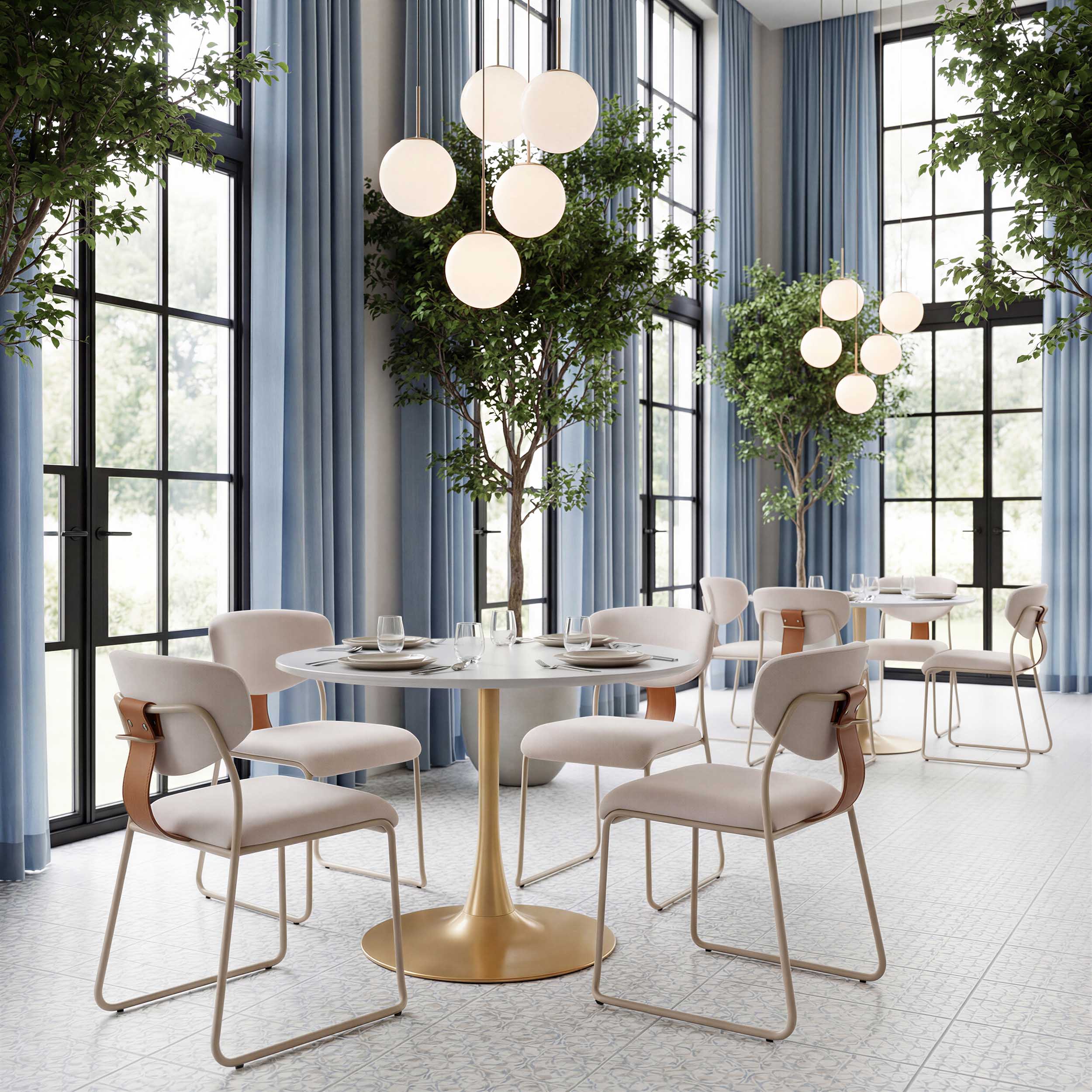 Meadow Dining Chair, Cloud White, Set of 2 - Image 7