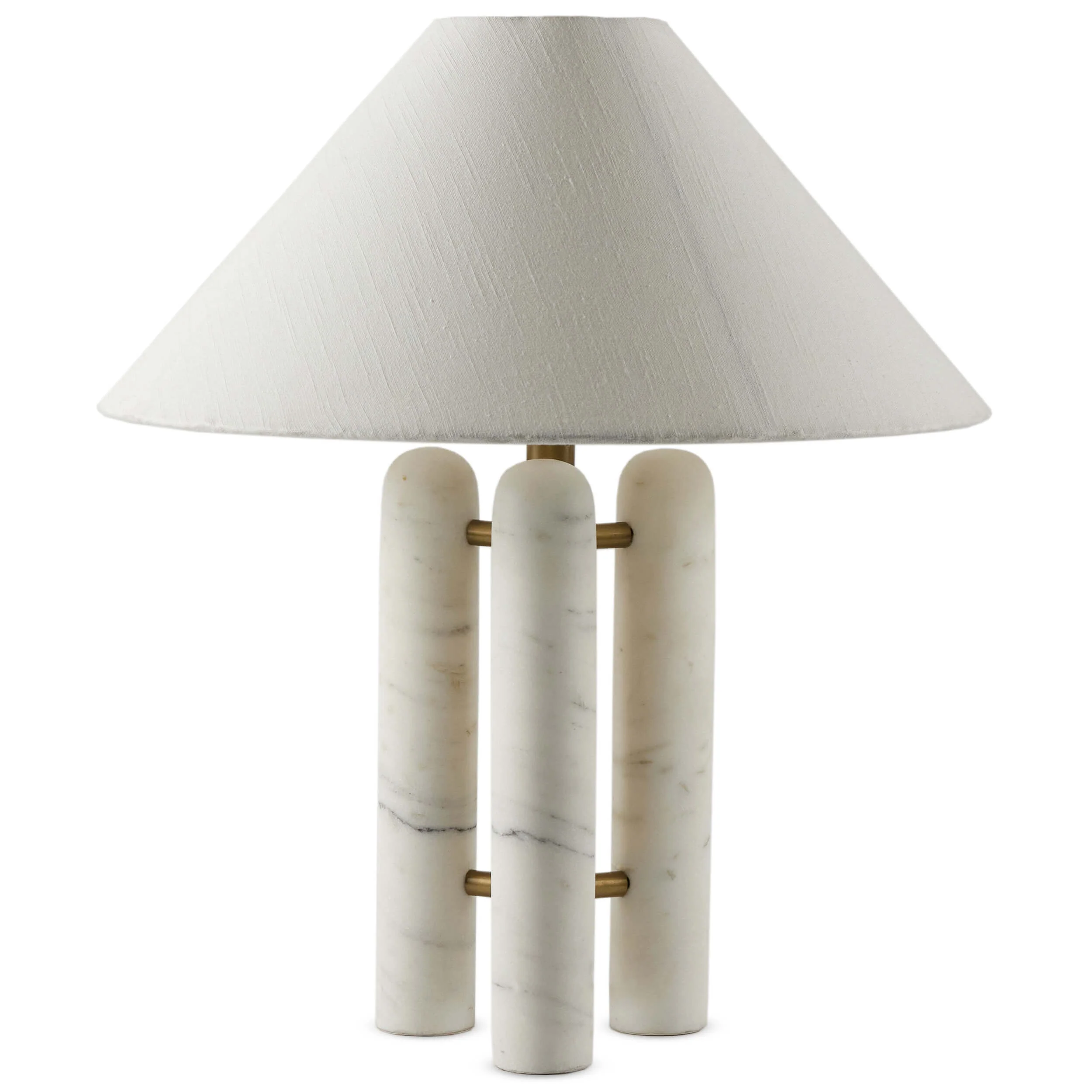Medici Table Lamp, Charcoal/White by Four Hands