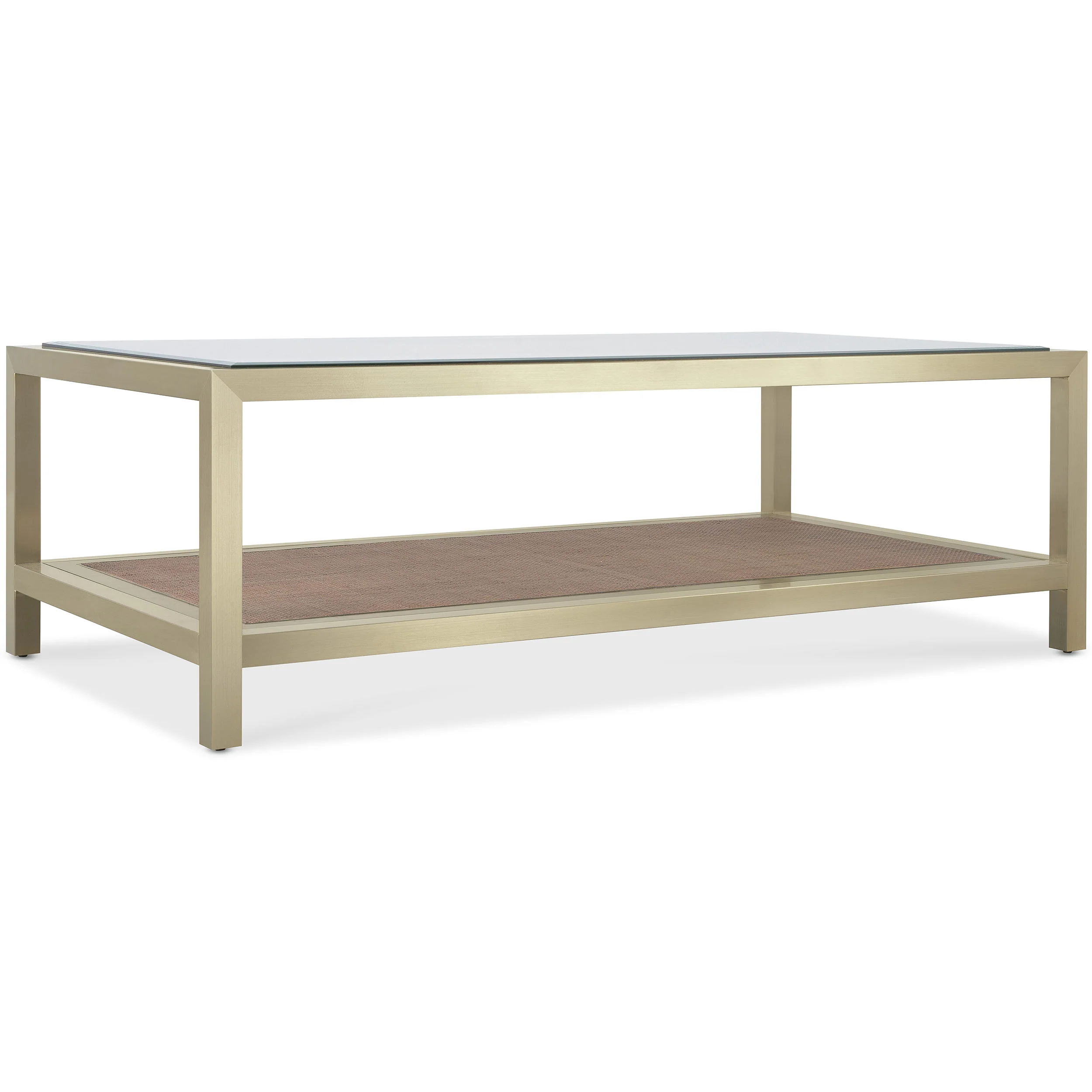 Melange Cocktail Table, Silvery Champagne