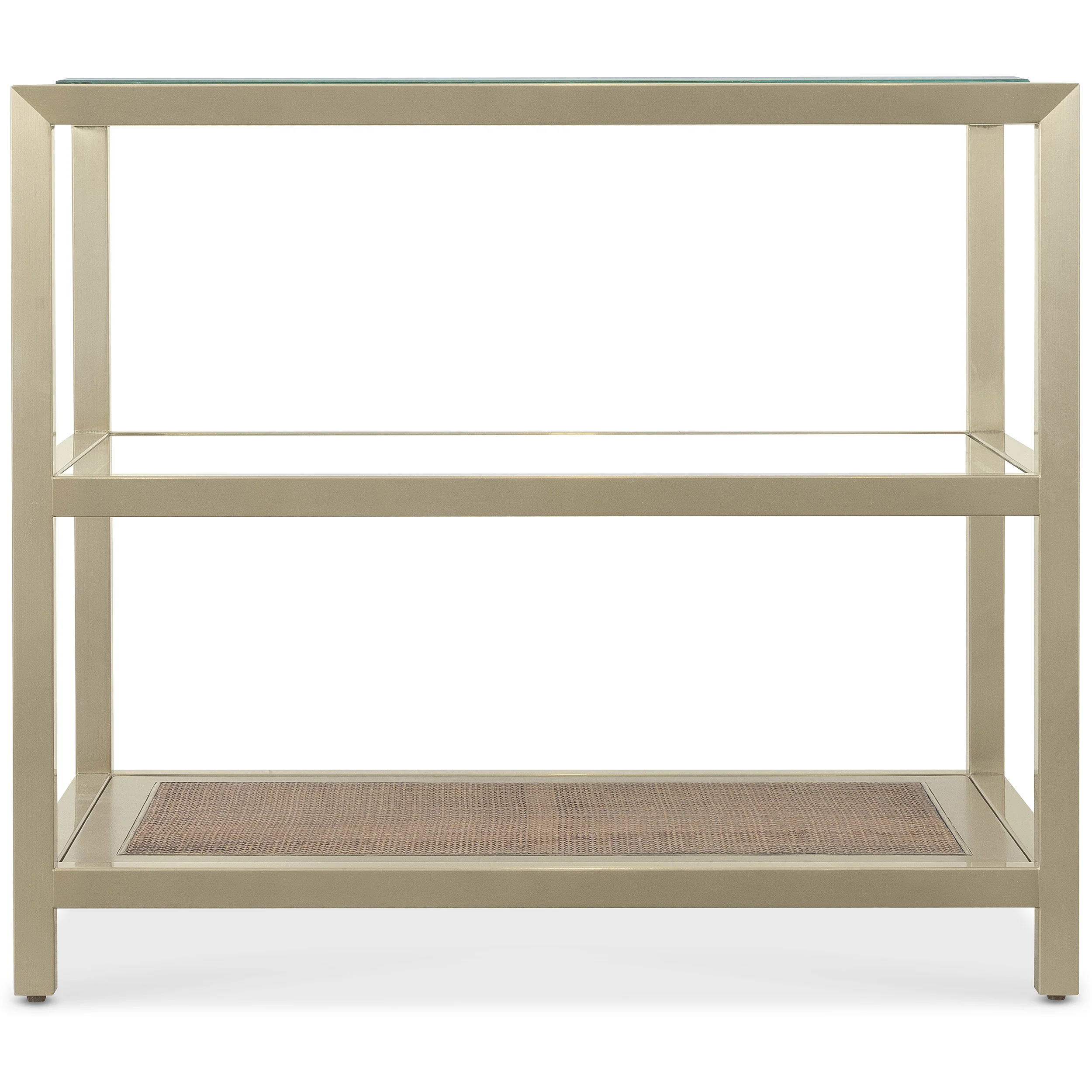 Melange End Table, Silvery Champagne - Image 2