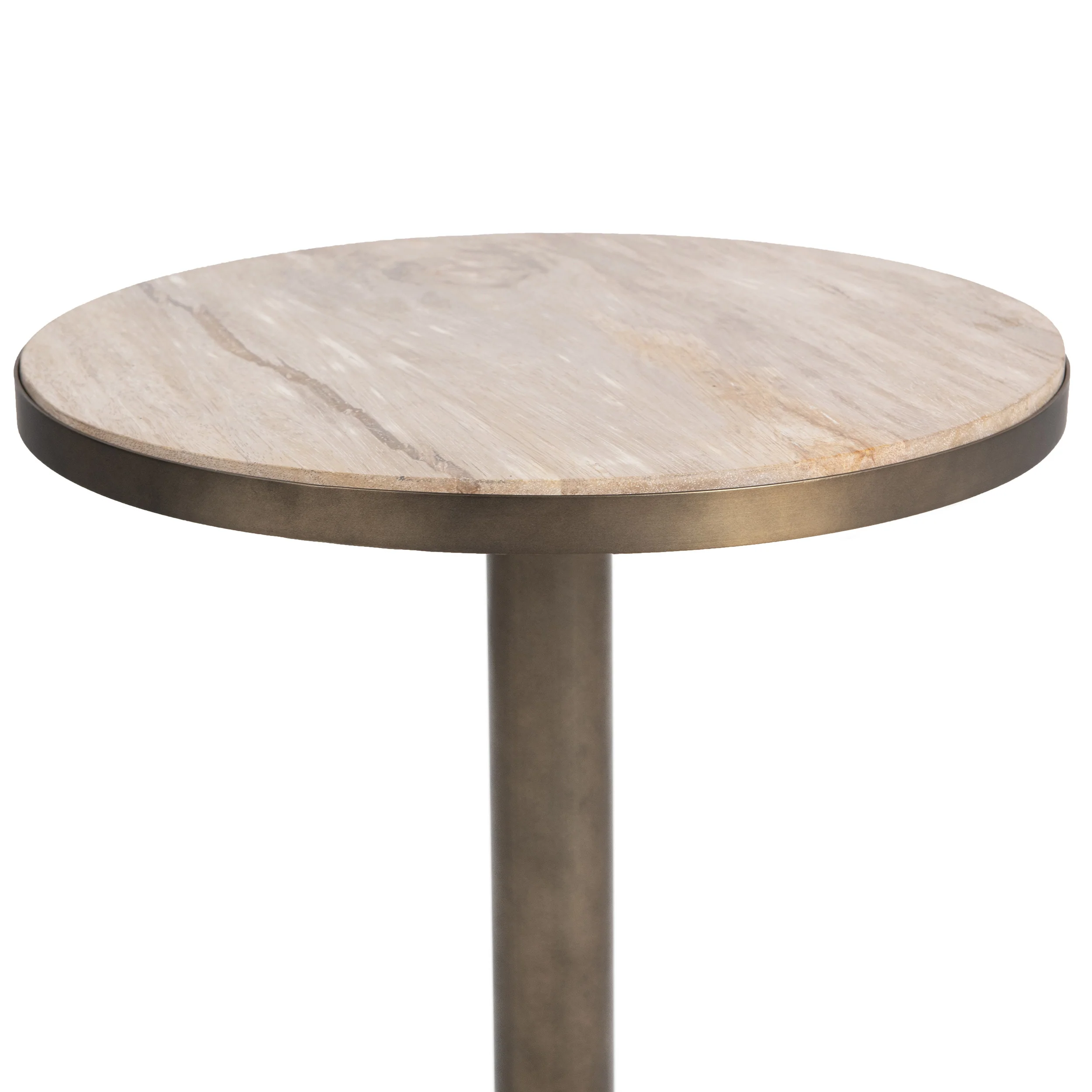 Melia Round Accent Table, Sepia Vein - Image 9