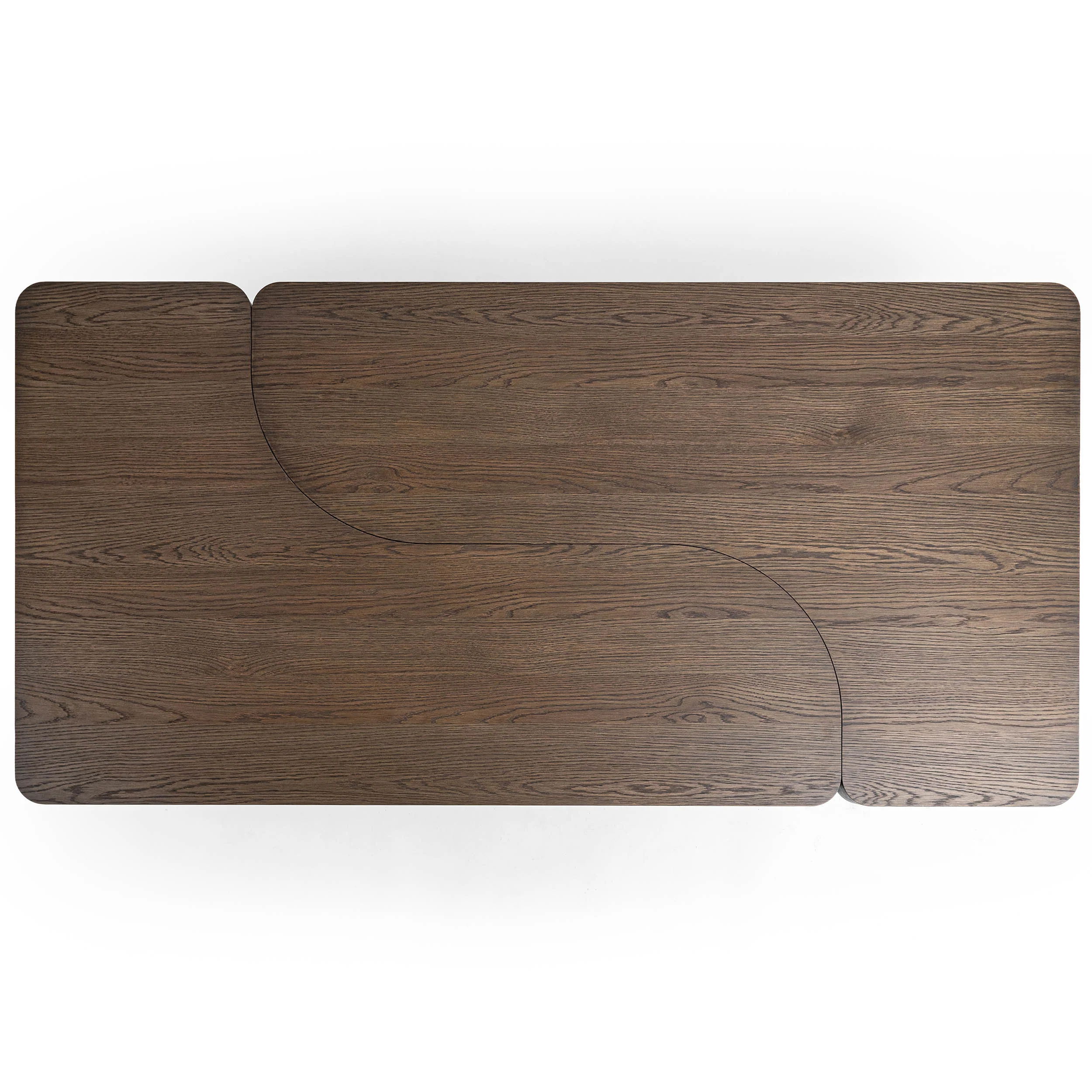 Melina 2 Piece Rectangular Coffee Table, Havanna Brown - Image 4