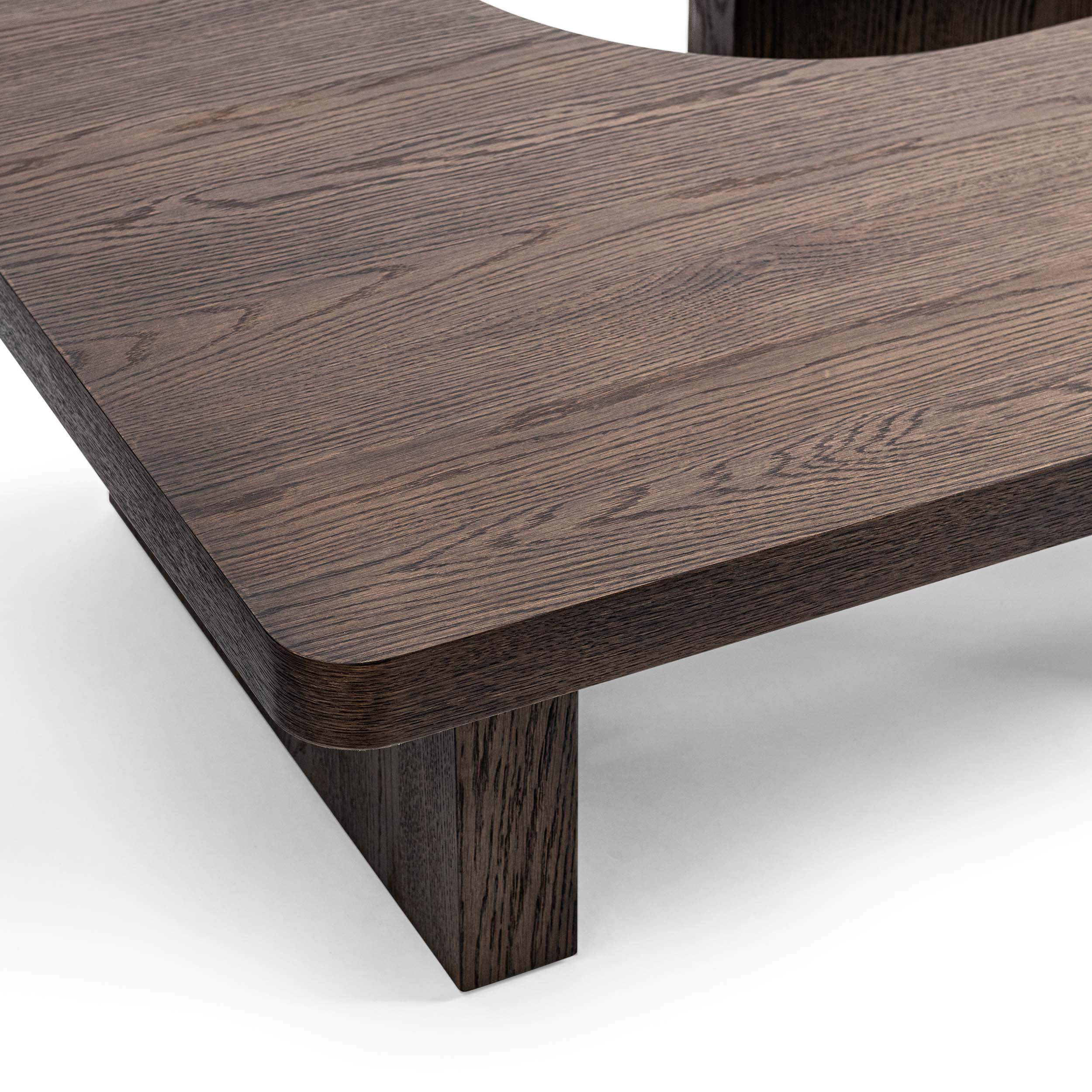 Melina 2 Piece Rectangular Coffee Table, Havanna Brown - Image 6
