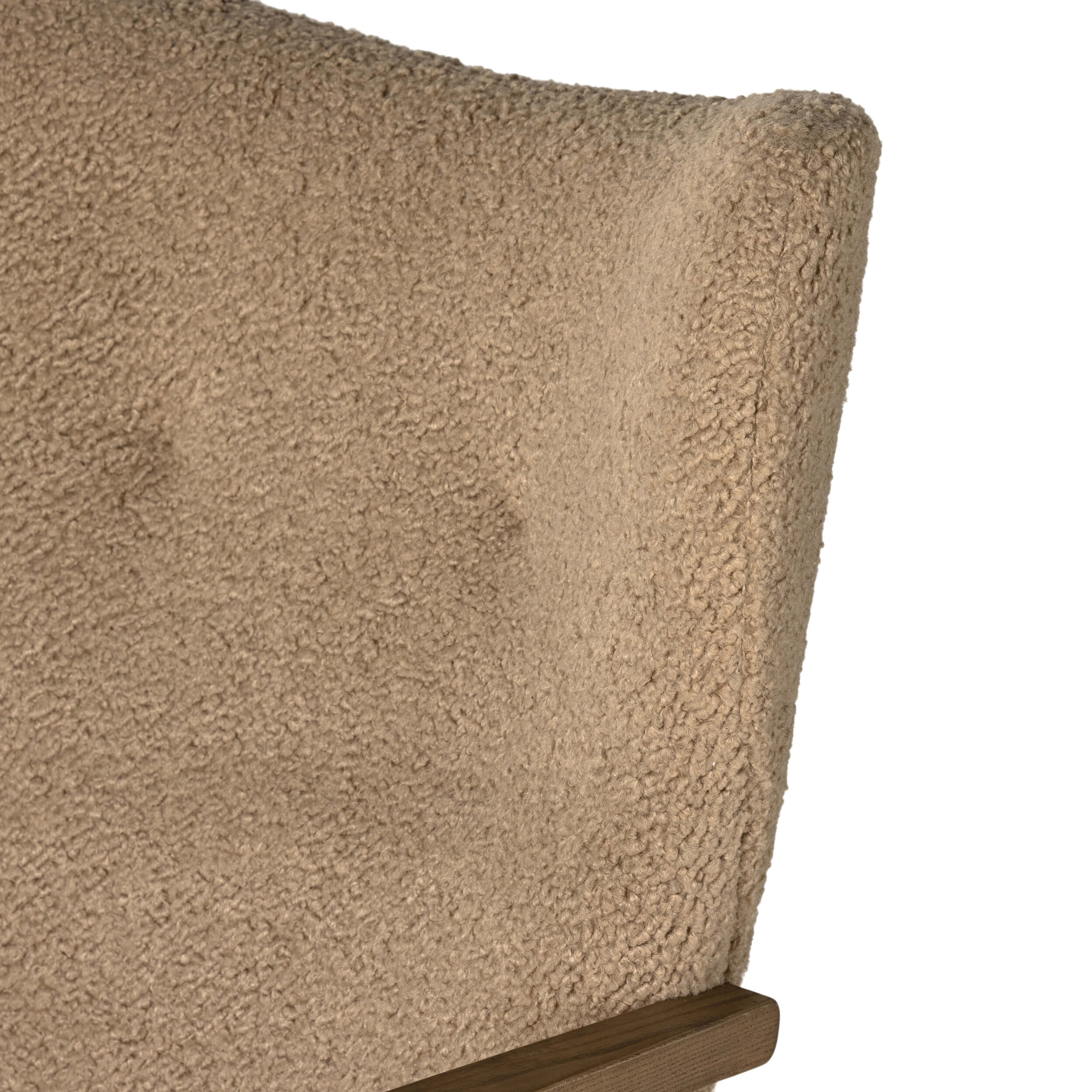 Melrose Desk Chair, Sheepskin Camel by Four Hands - Image 5