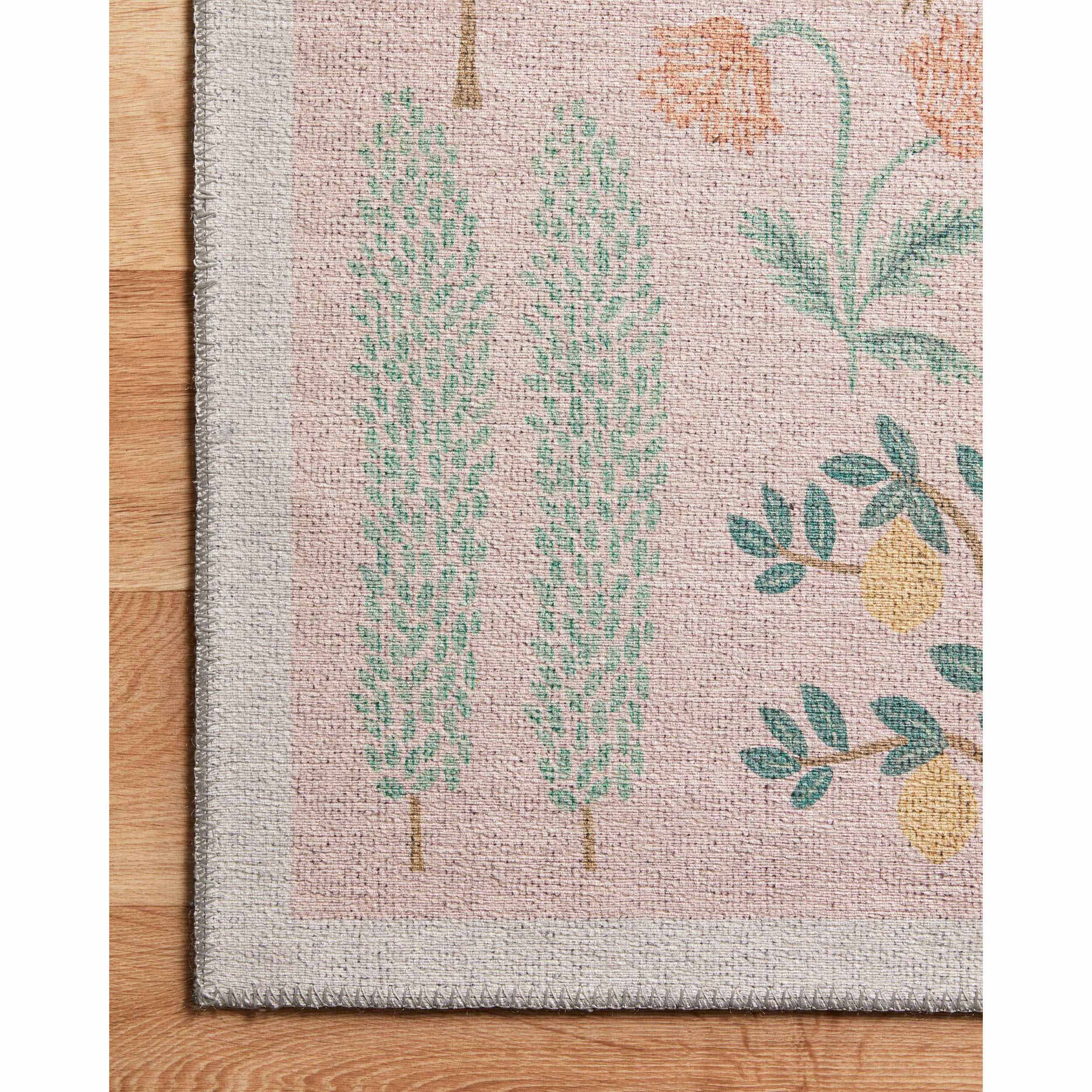 Rifle Paper Co. x Loloi Rug Menagerie MEN-01, Blush - Image 2