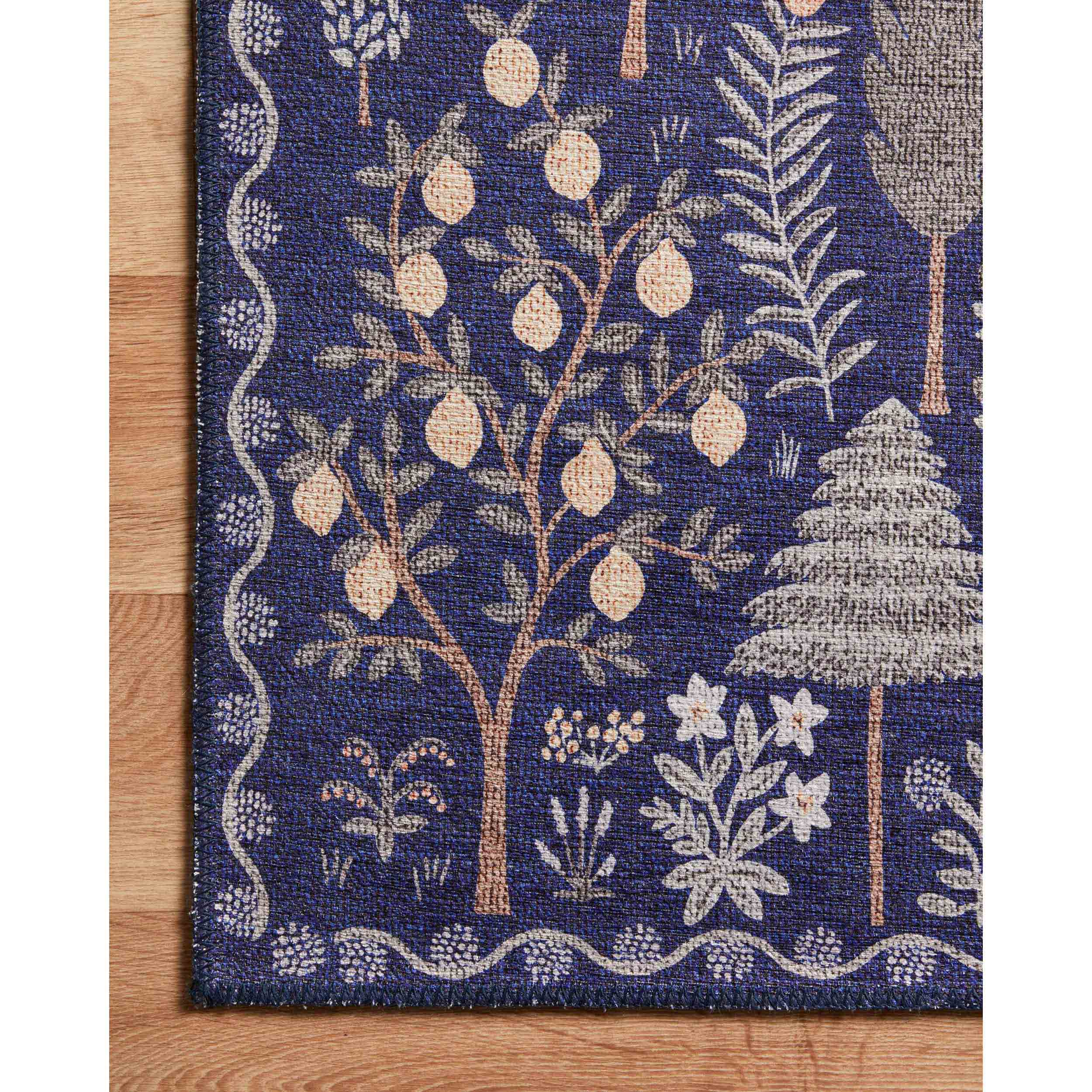 Rifle Paper Co. x Loloi Rug Menagerie MEN-02, Navy - Image 2