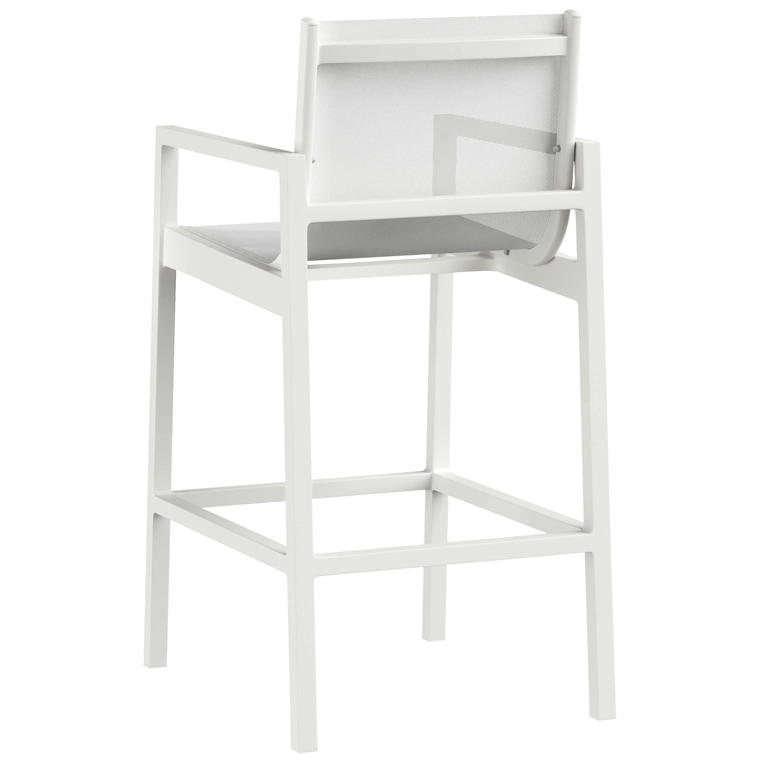 Merano Bar Stool, White - Image 4