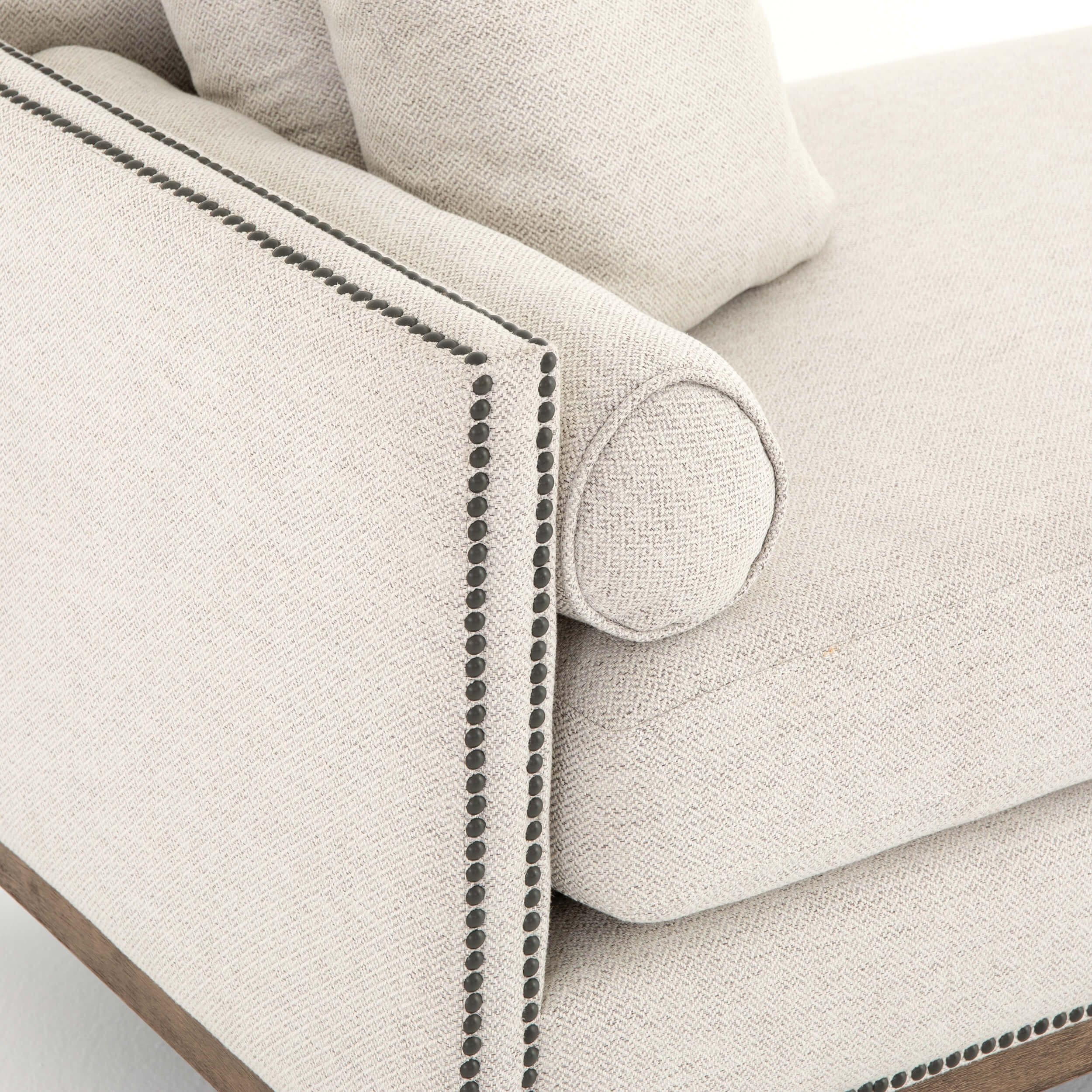 Mercury Double Chaise, Noble Platinum - Image 5