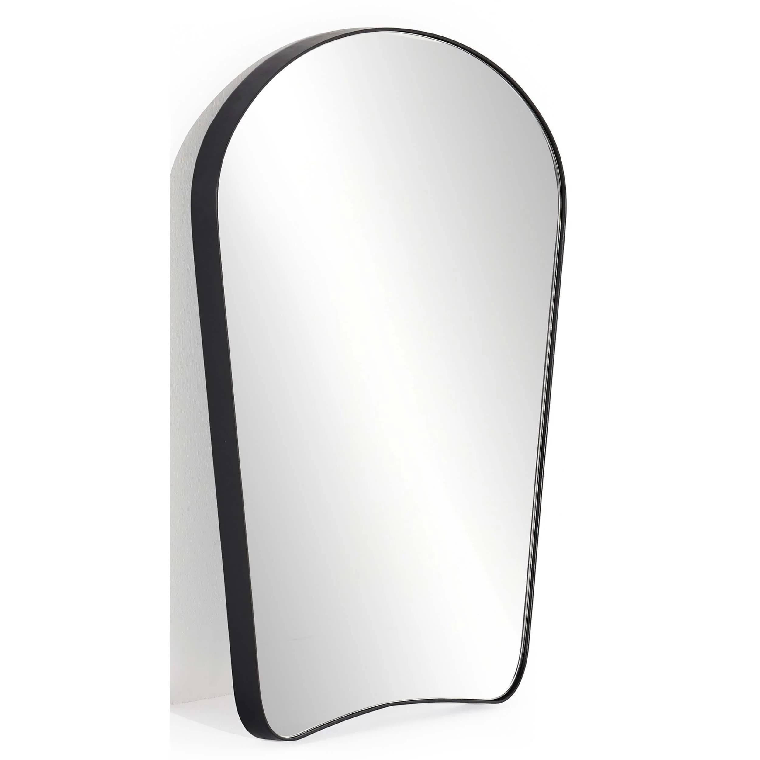 Merona Mantel Mirror, Matte Black by Four Hands - Image 2