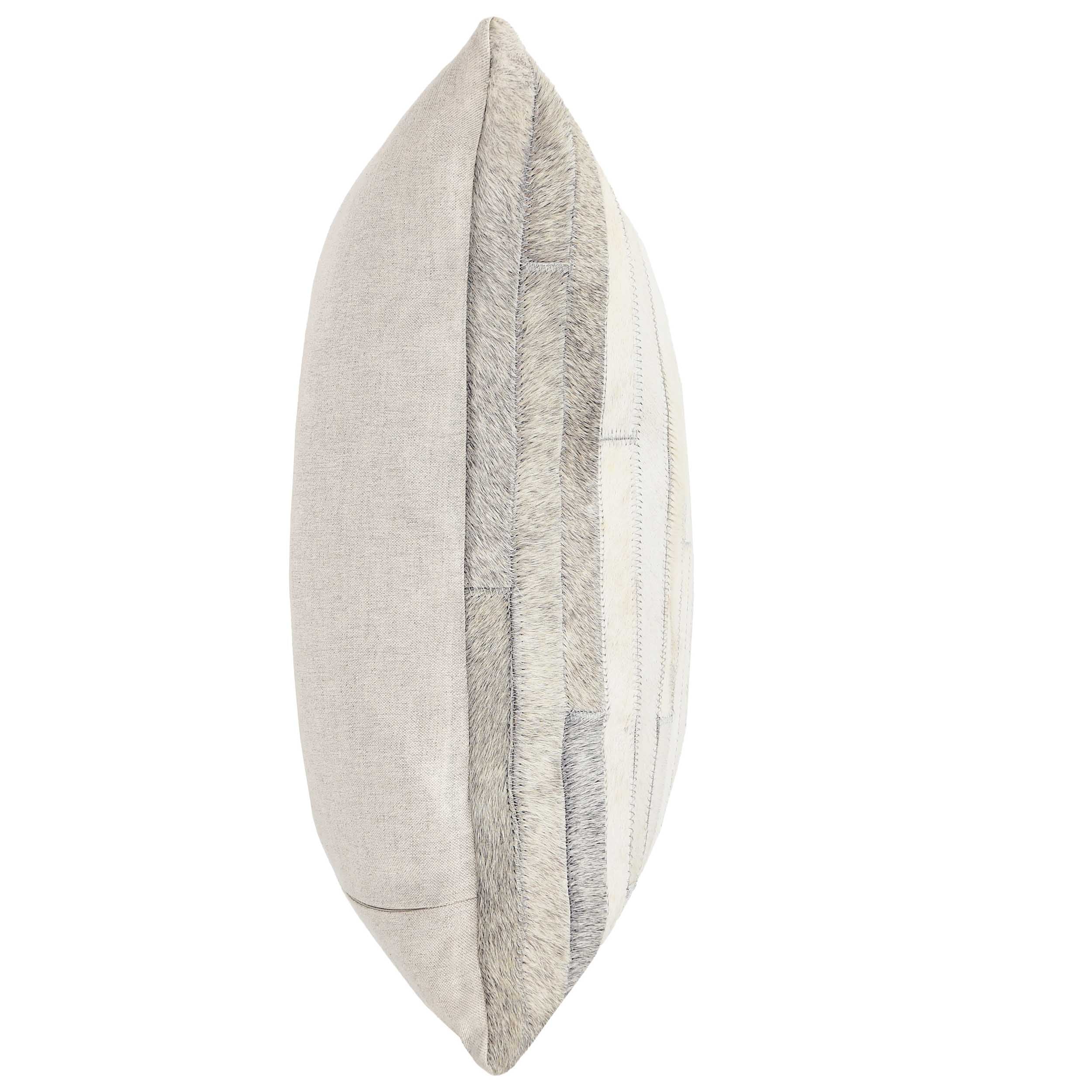 Meru Hide Pillow, Tan Multi - Image 3