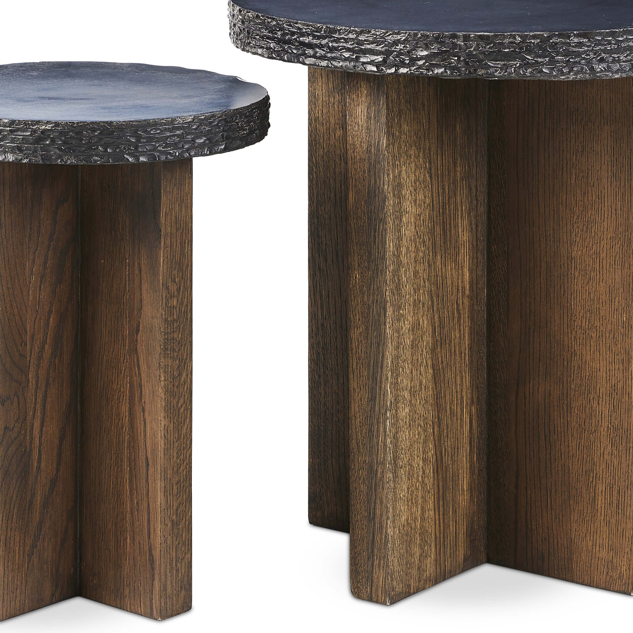 Mezes Nesting End Table, Natural by Four Hands - Image 3