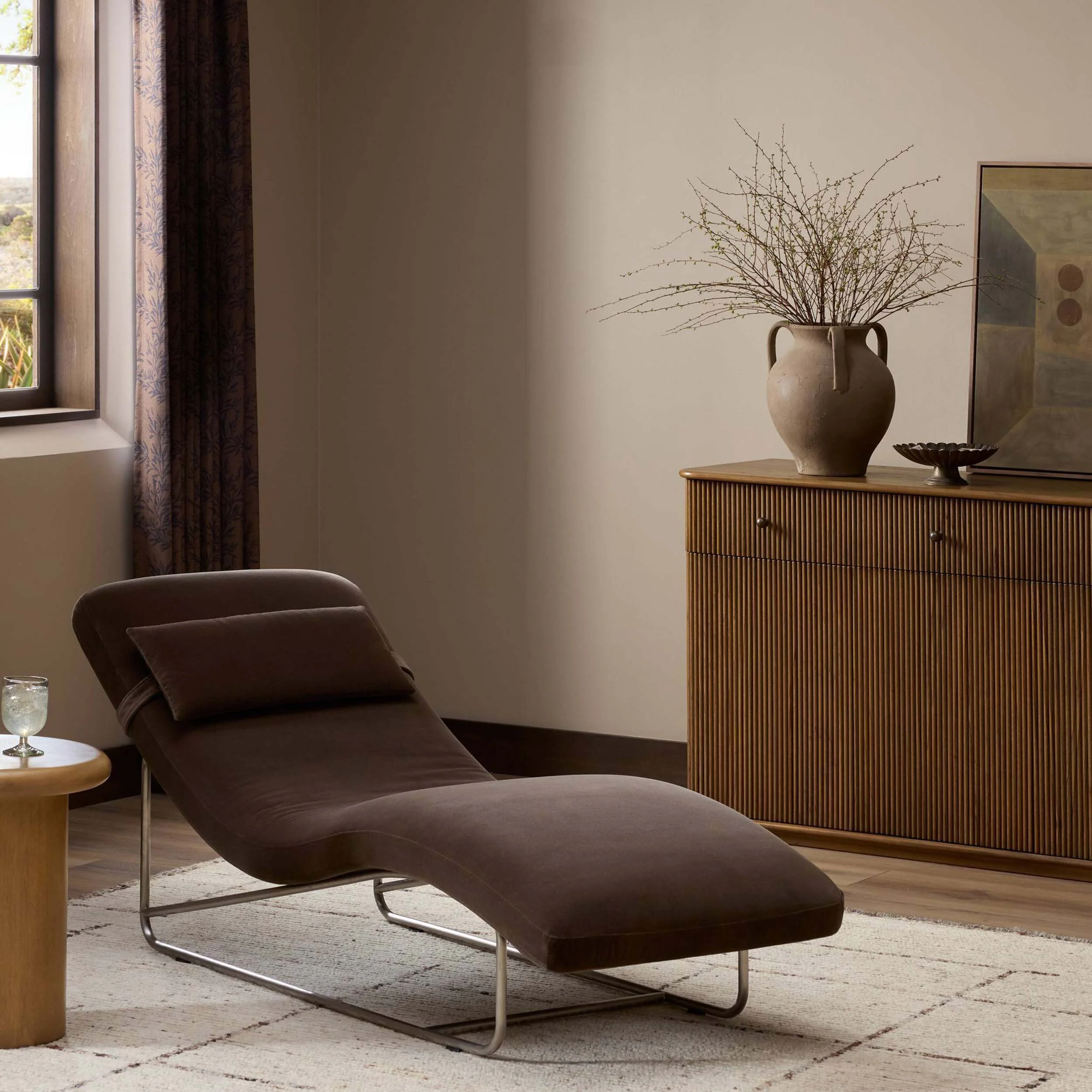 Michi Chaise, Surrey Mink by Four Hands - Image 7
