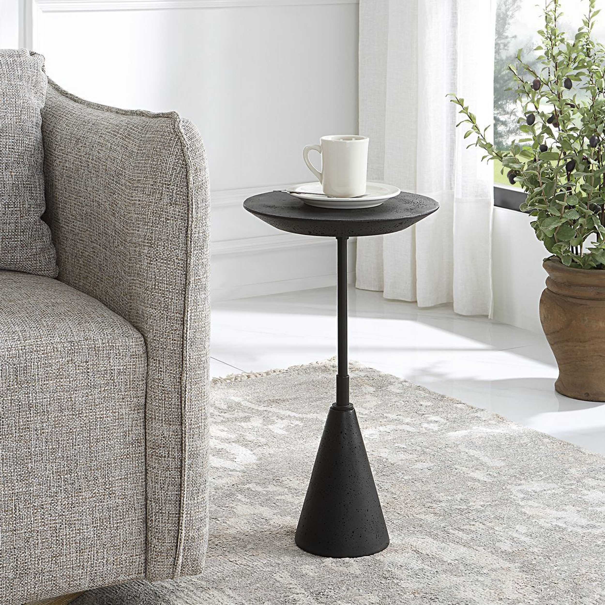 Midnight Accent Table, Black - Image 4