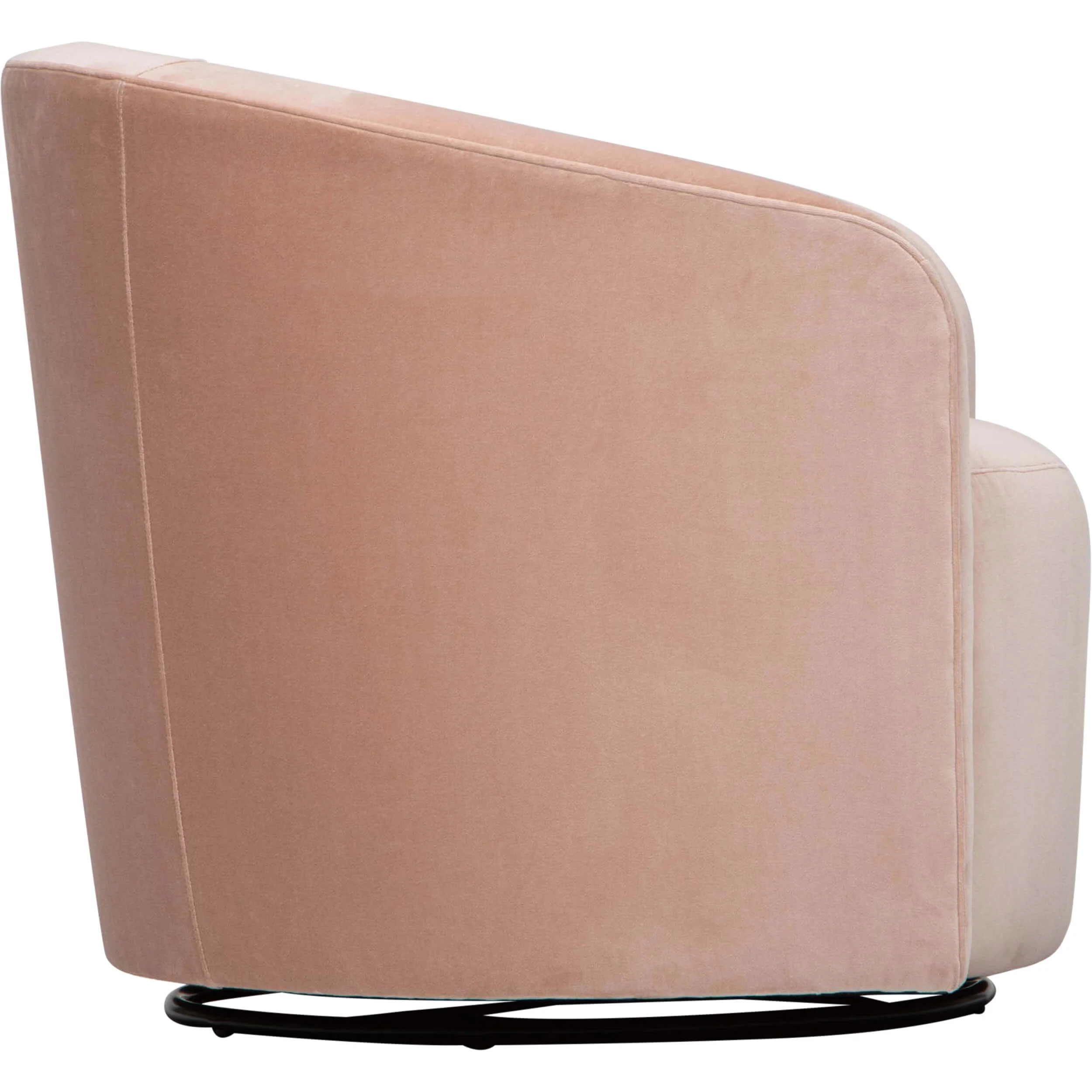 Mika Swivel Chair, Vance Rose - Image 3