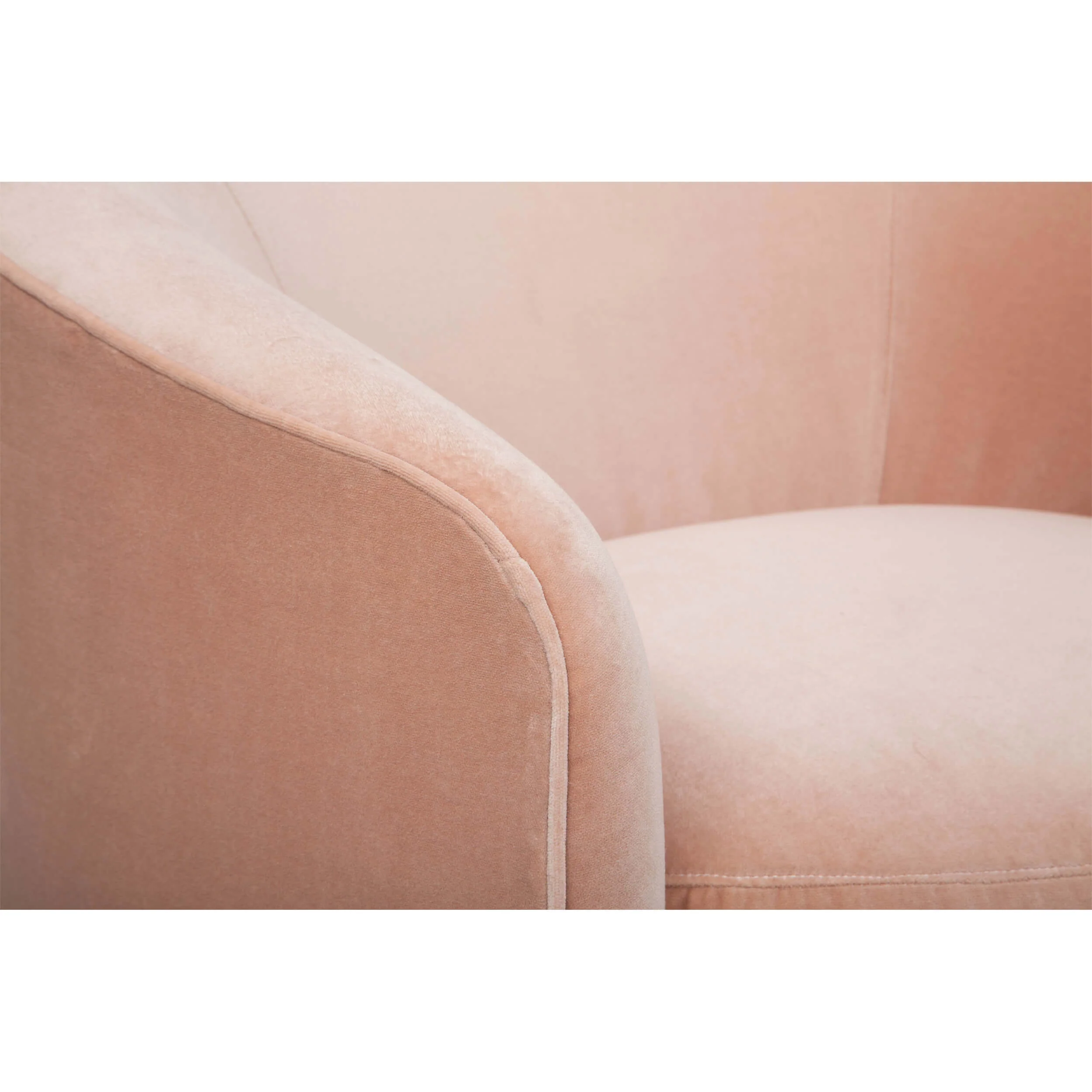 Mika Swivel Chair, Vance Rose - Image 4