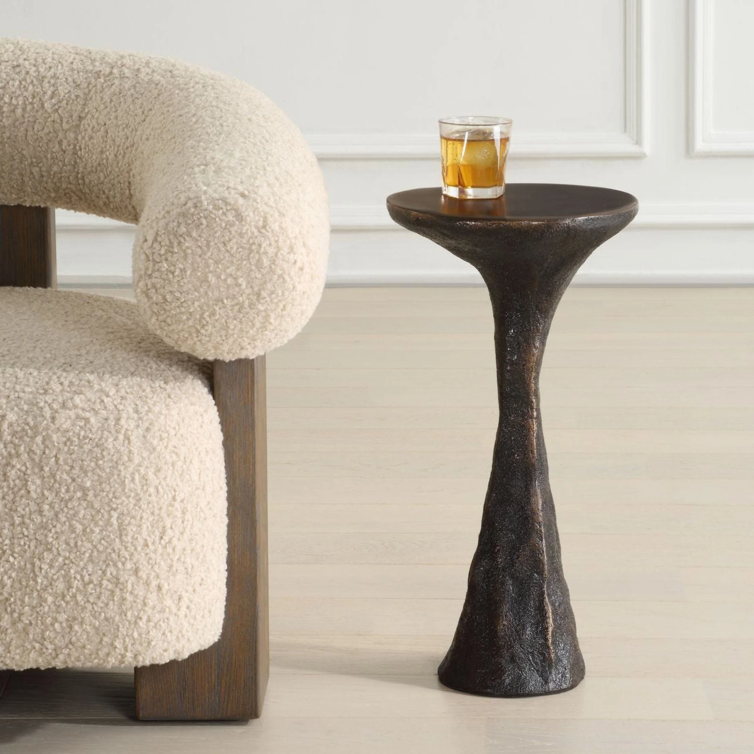 Milan Drink Table, Dark Bronze - Image 5