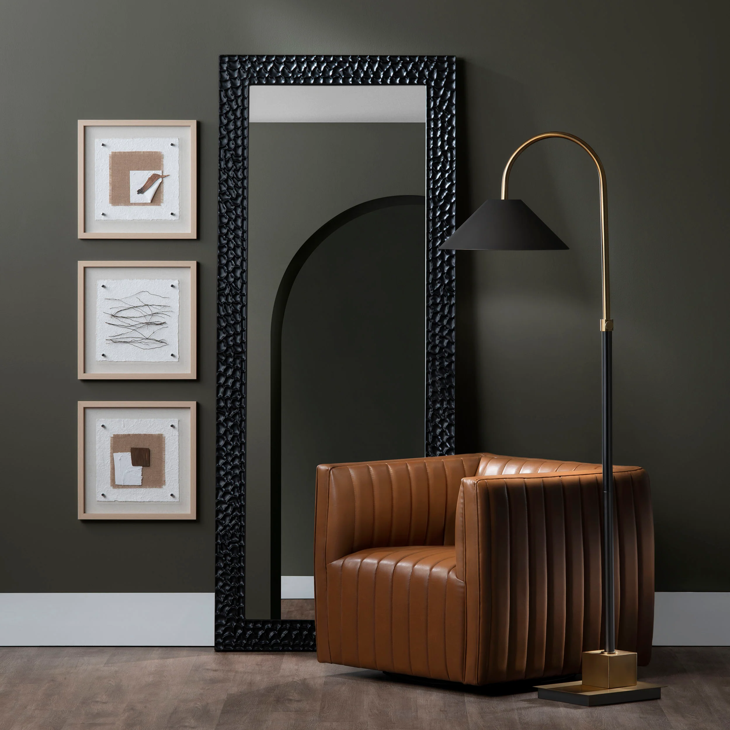 Milano Floor Lamp, Gold - Image 3