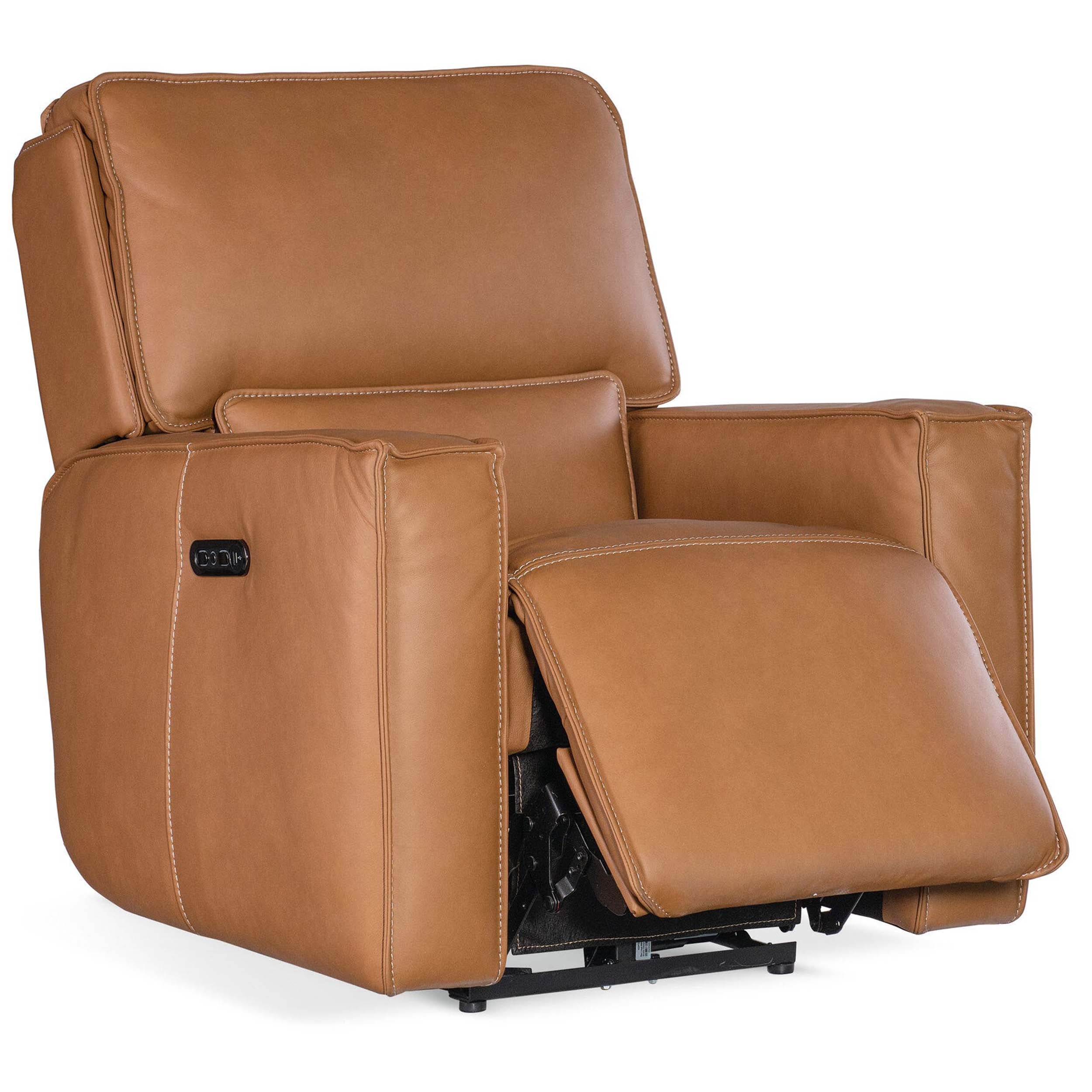 Miles Leather Zero Gravity Power Recliner, Oslo Antelope - Image 5