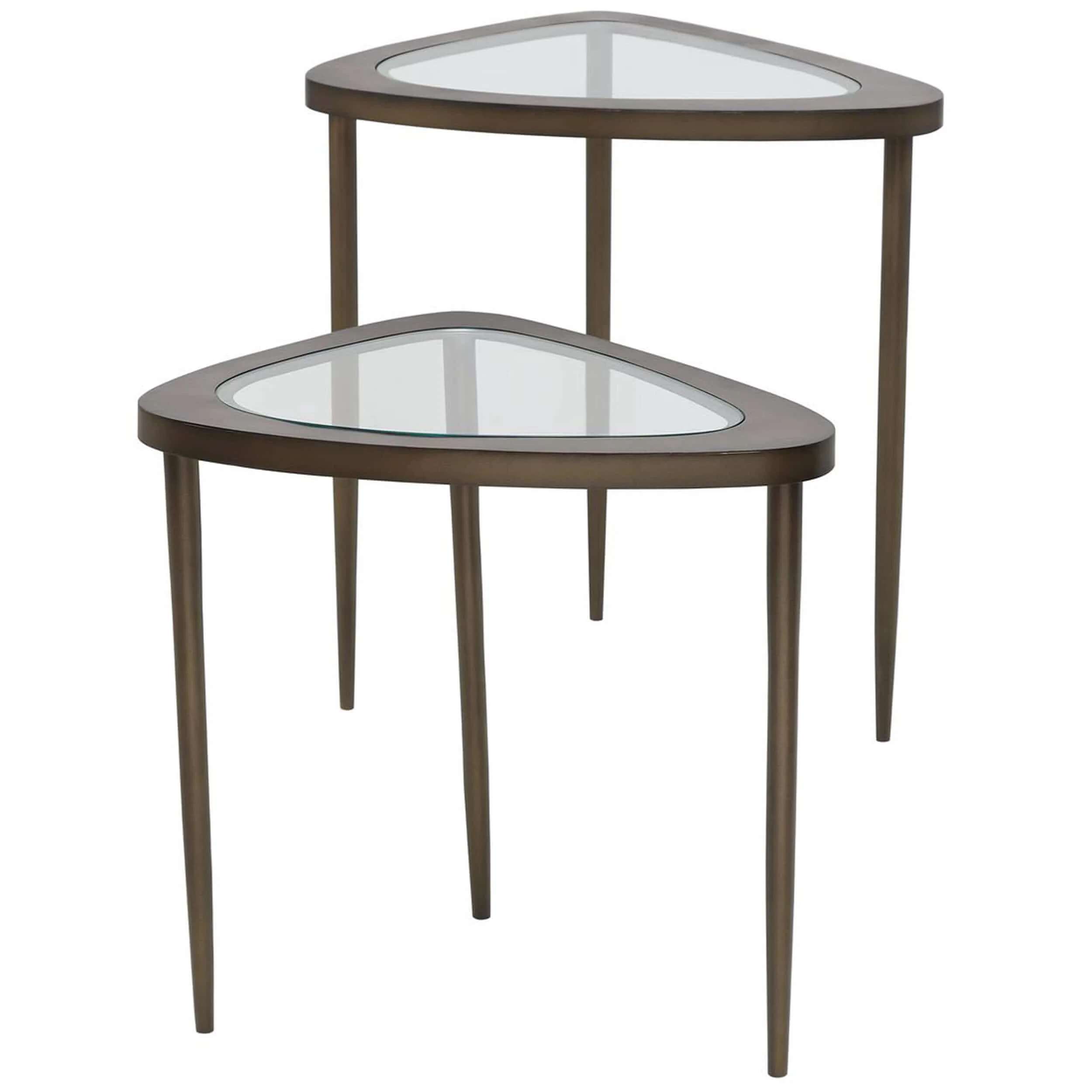 Millar Accent Tables, Antique Brass, Set of 2 - Image 2
