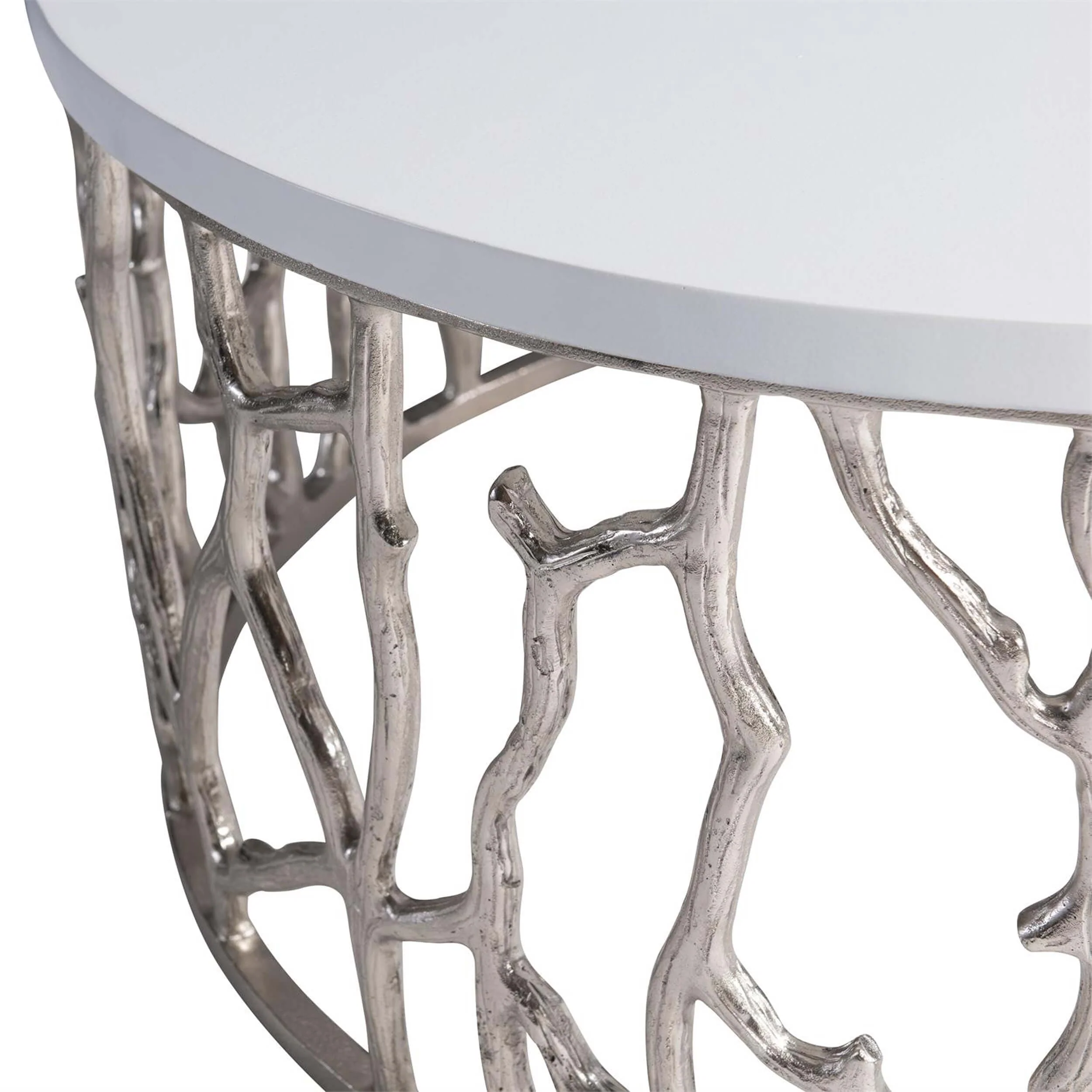 Milos Outdoor Cocktail Table, Bone - Image 4