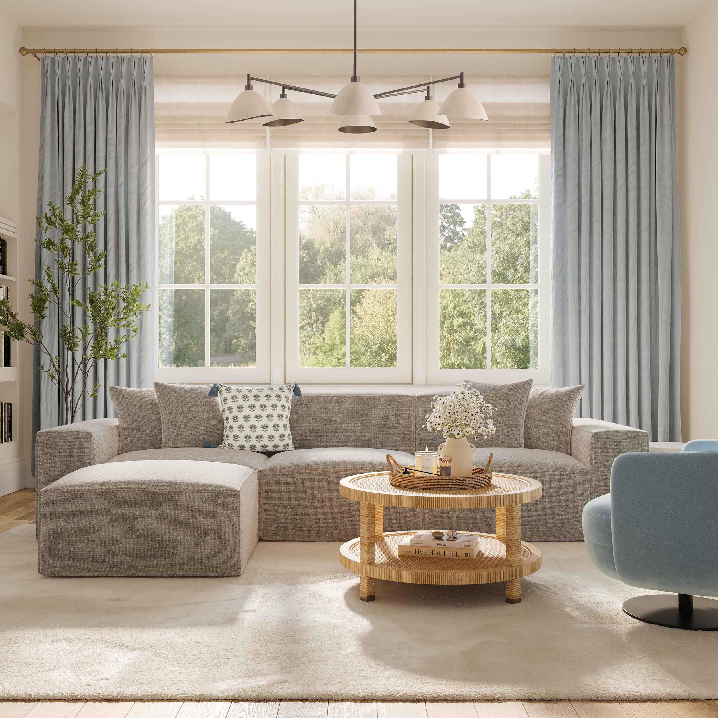 Mindy Sofa, Taupe - Image 5