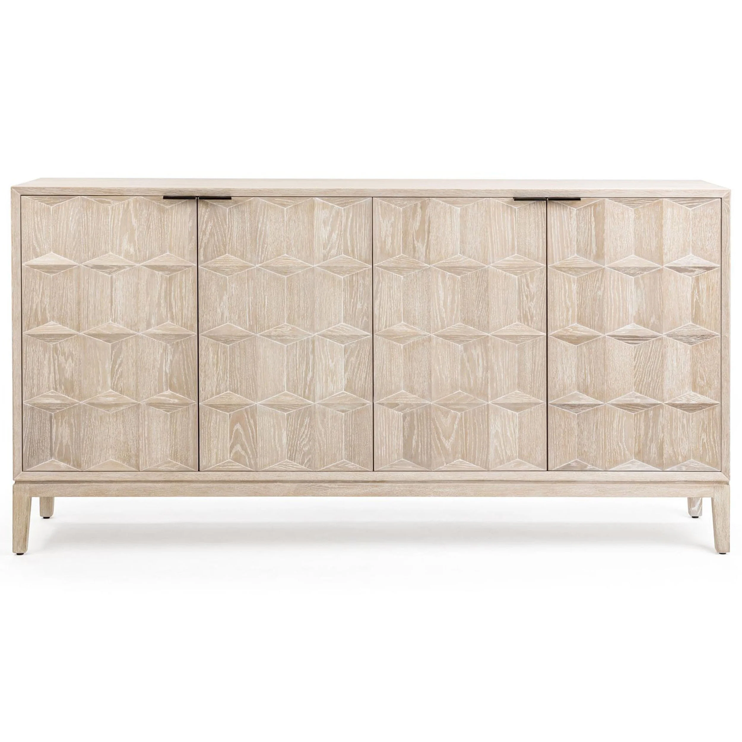 Mira 4 Door Cabinet, Soft Ash - Image 2