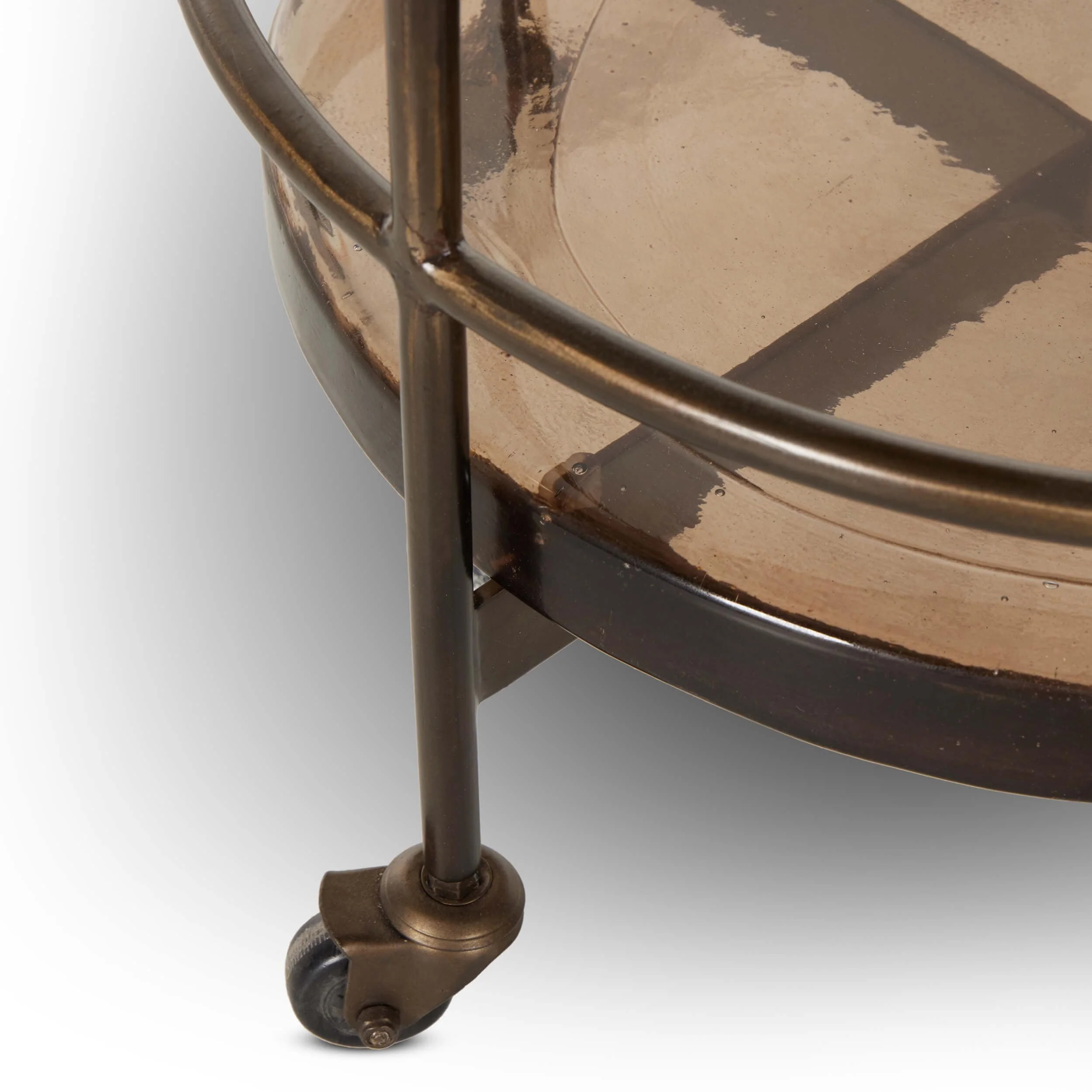 Mira Bar Cart, Smoked Brown by Four Hands - Image 4