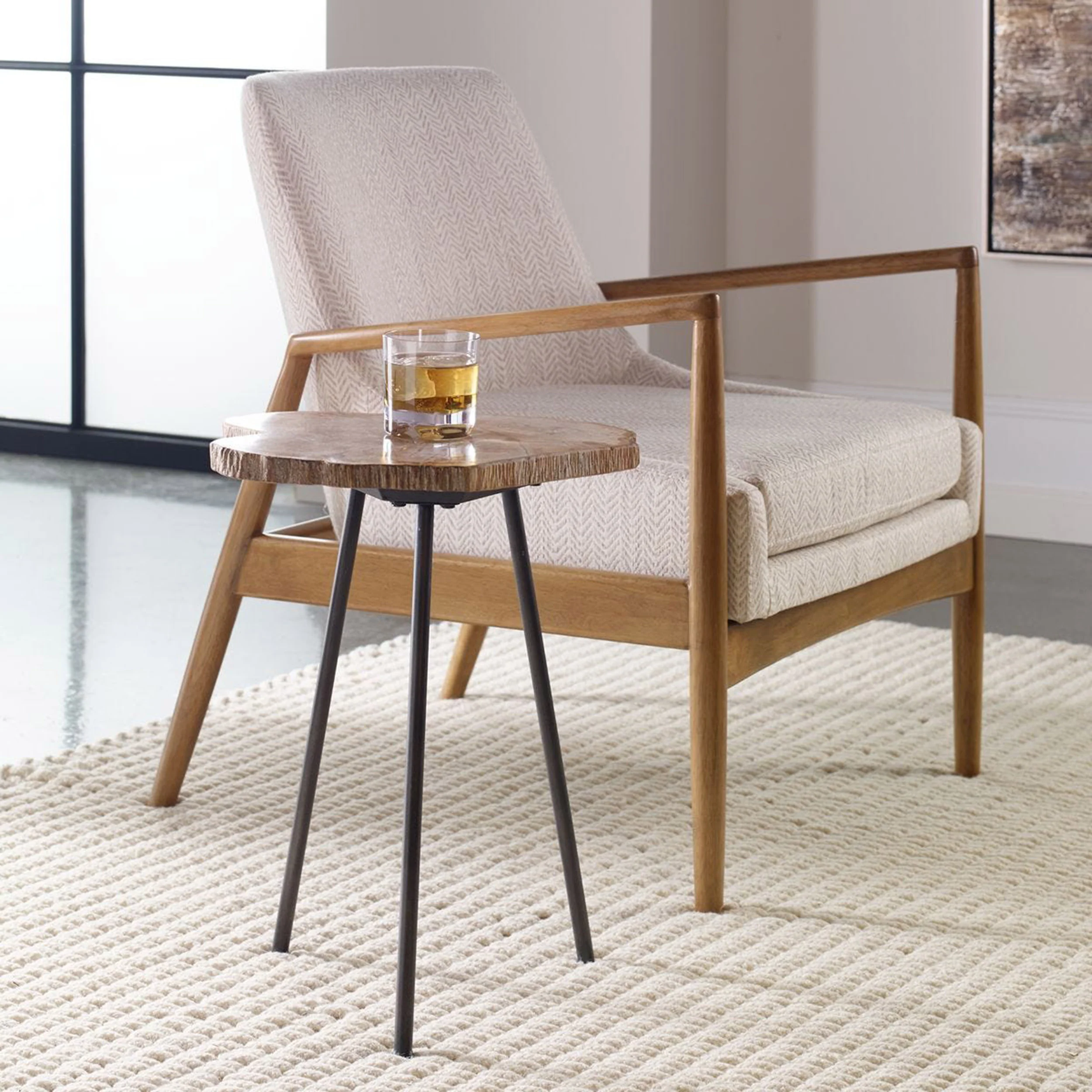 Mircea Accent Table, Natural - Image 4