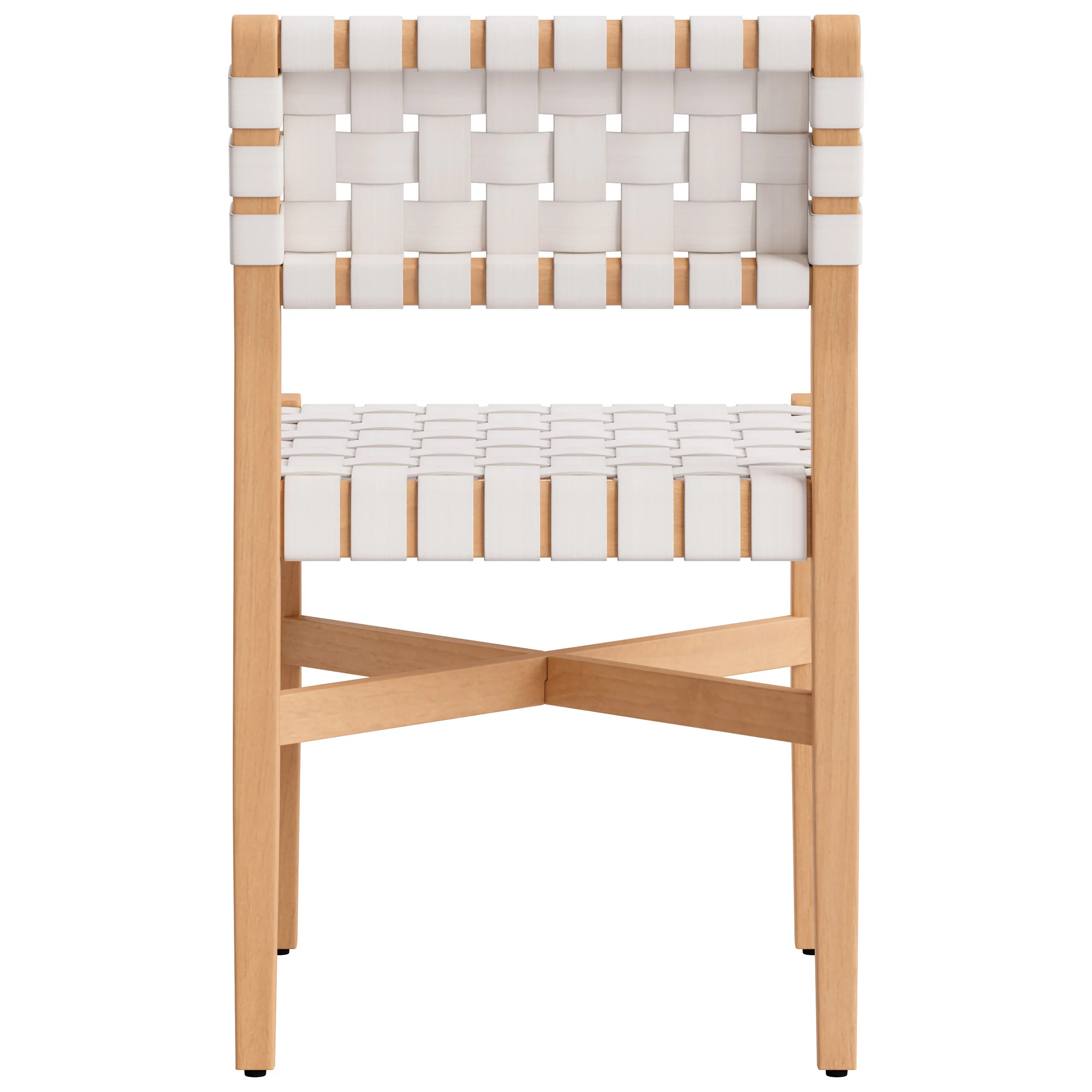 Mizuya Dining Chair, White, Set of 2 - Image 4