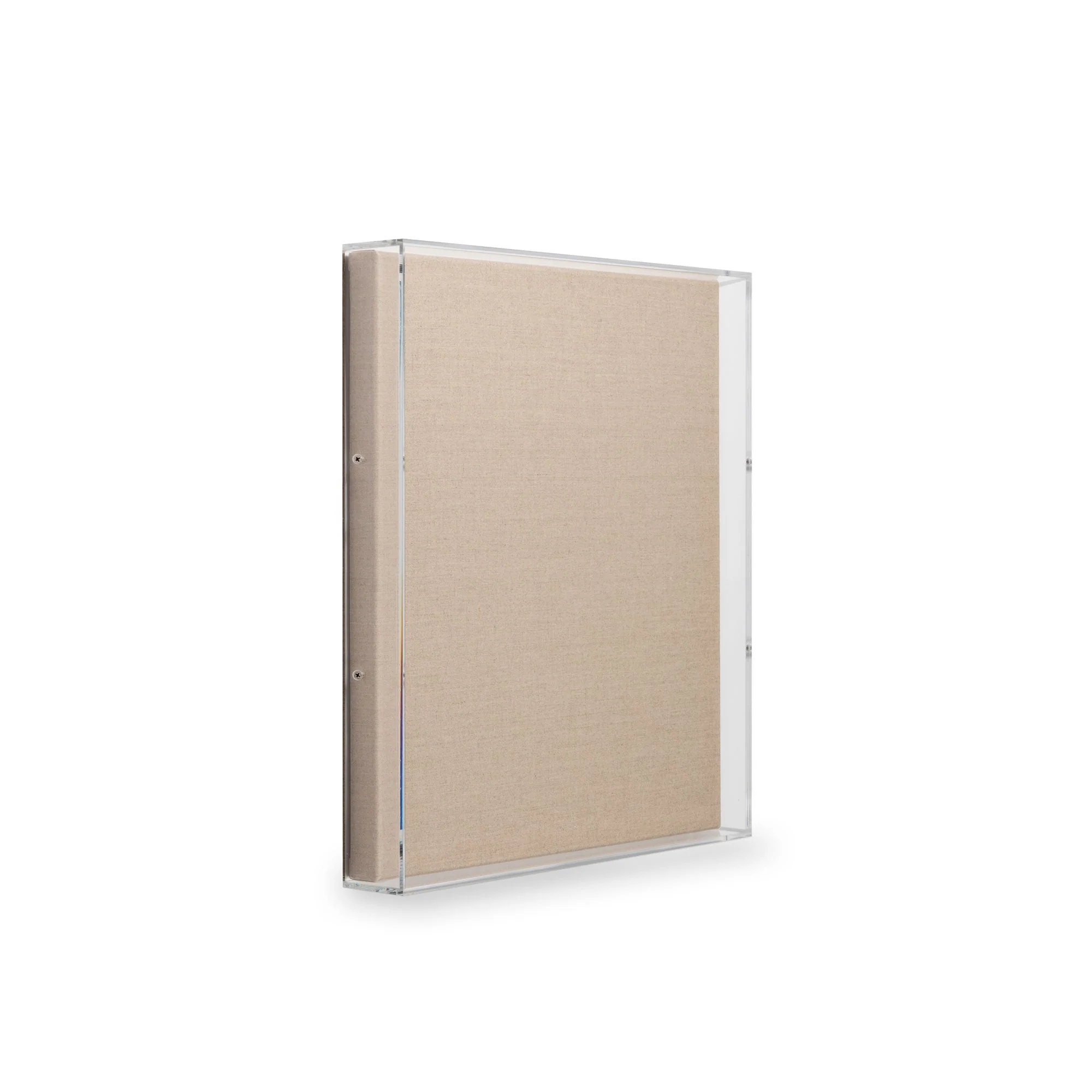 Modern Acrylic Shadowbox with Linen Canvas 2" Depth | UV Grade - Image 24
