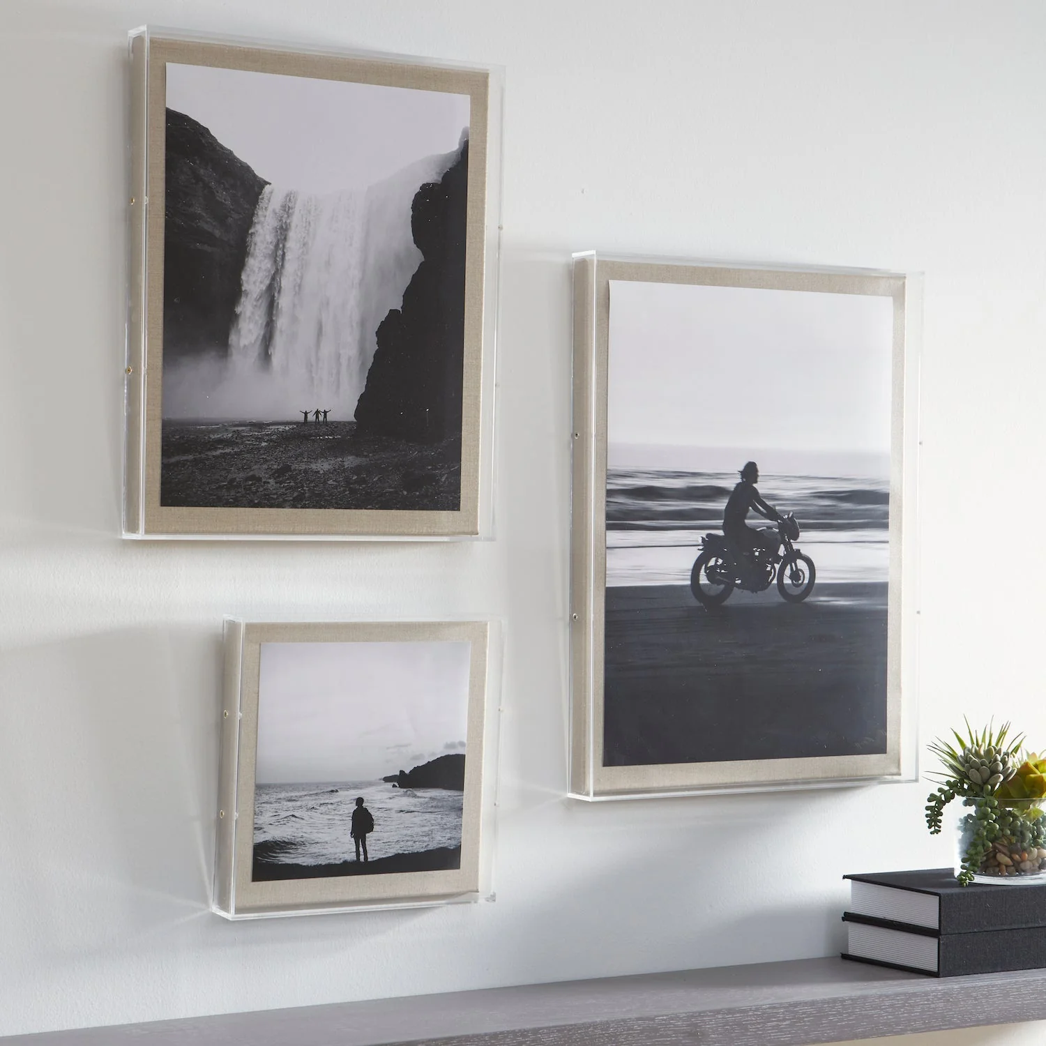 Modern Acrylic Shadowbox with Linen Canvas 2" Depth | UV Grade - Image 31