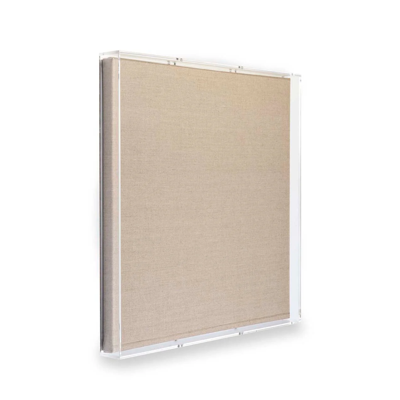 Modern Acrylic Shadowbox with Linen Canvas 2" Depth | UV Grade - Image 37