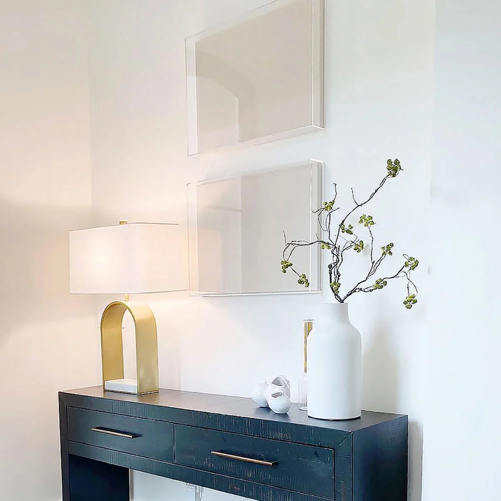 Modern Acrylic Shadowbox with Linen Canvas 2" Depth | UV Grade - Image 45