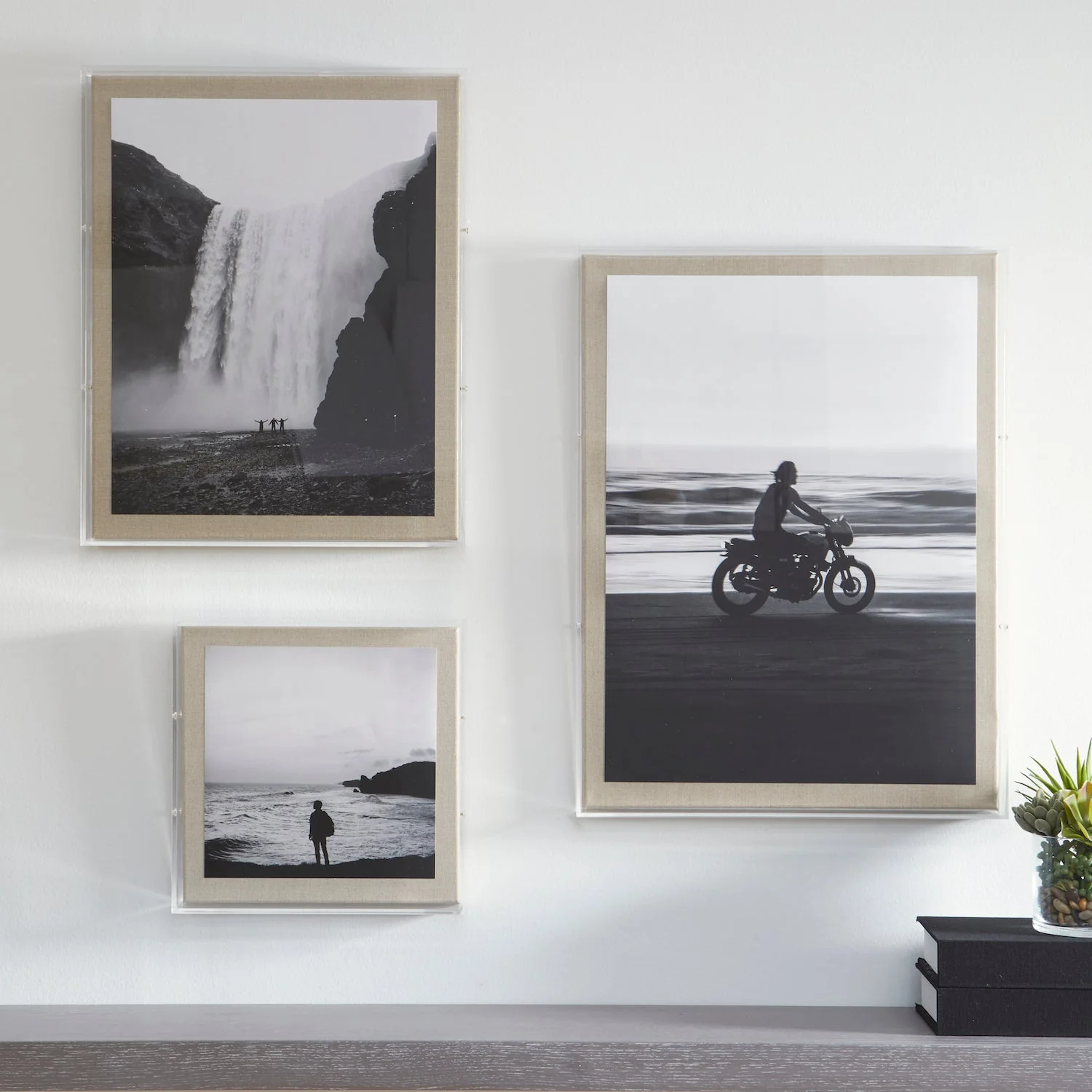 Modern Acrylic Shadowbox with Linen Canvas 2" Depth | UV Grade - Image 46