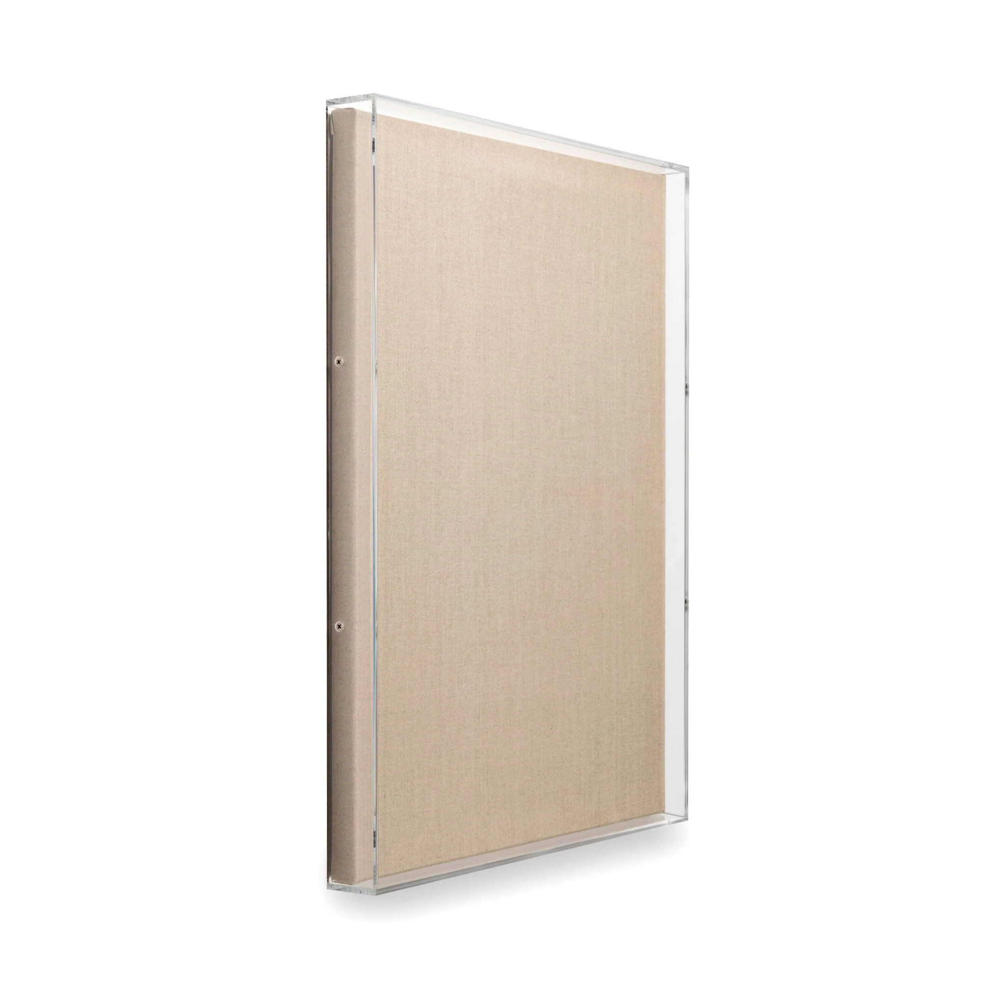 Modern Acrylic Shadowbox with Linen Canvas 2" Depth | UV Grade - Image 67
