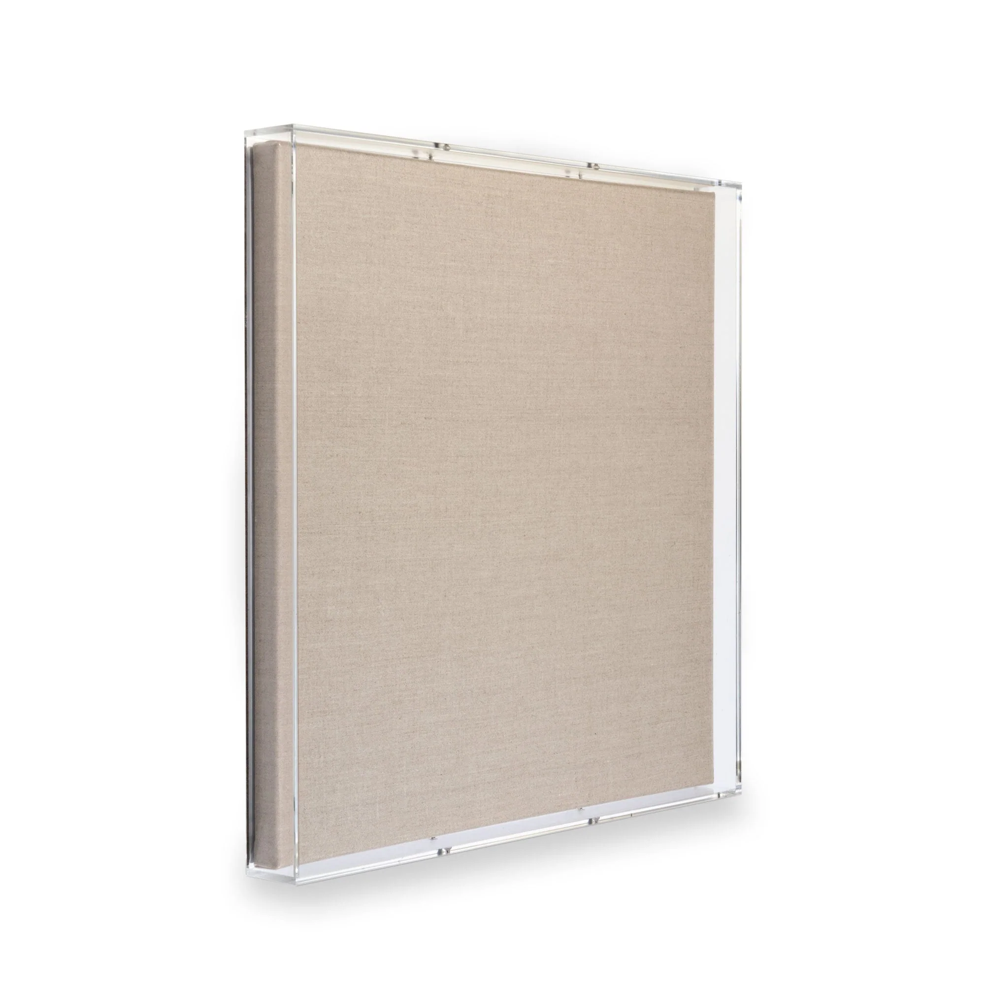 Modern Acrylic Shadowbox with Linen Canvas 2" Depth | UV Grade - Image 72