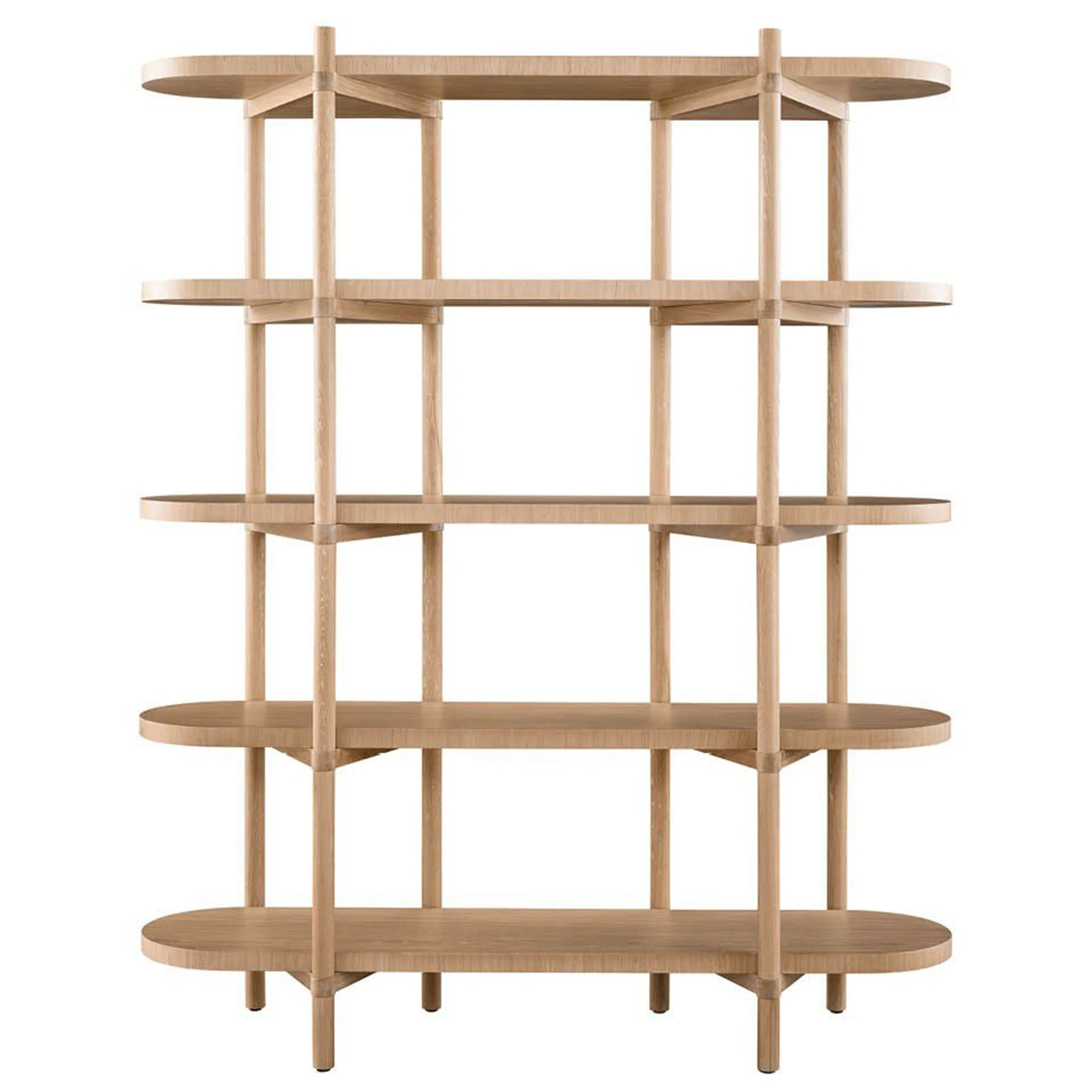 Modern Etagere, White Oak - Image 2