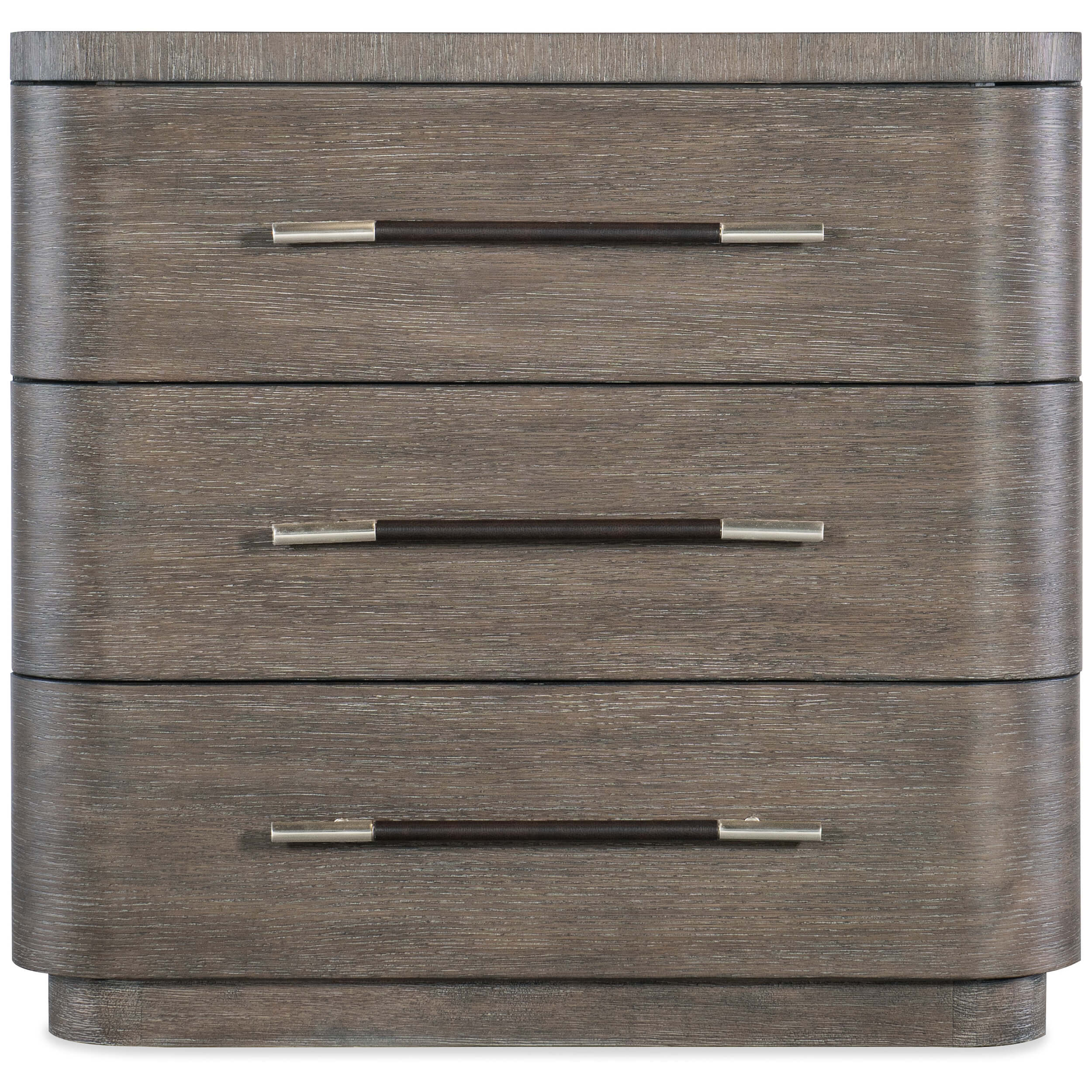 Modern Mood 3 Drawer Nightstand, Mink - Image 2