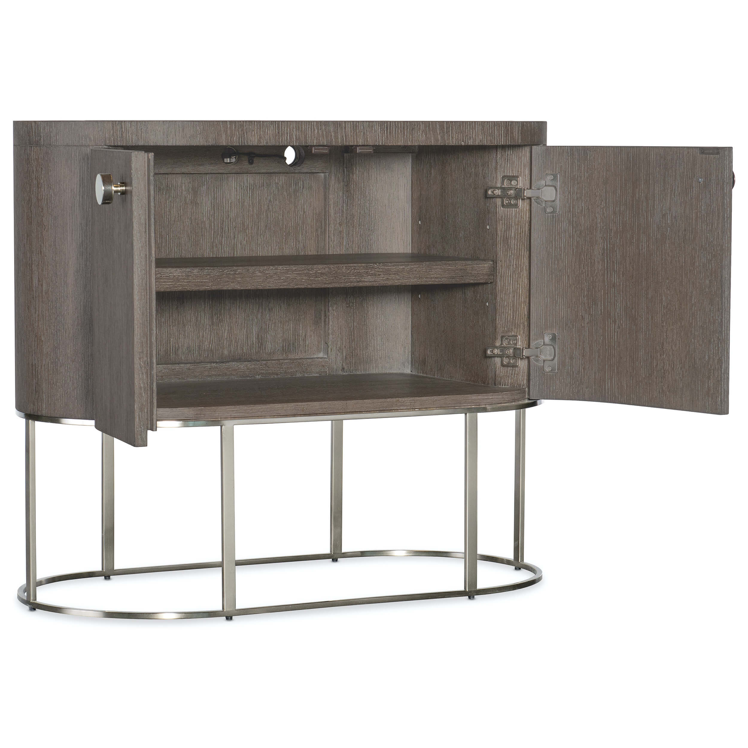 Modern Mood Oval Nightstand, Mink - Image 2