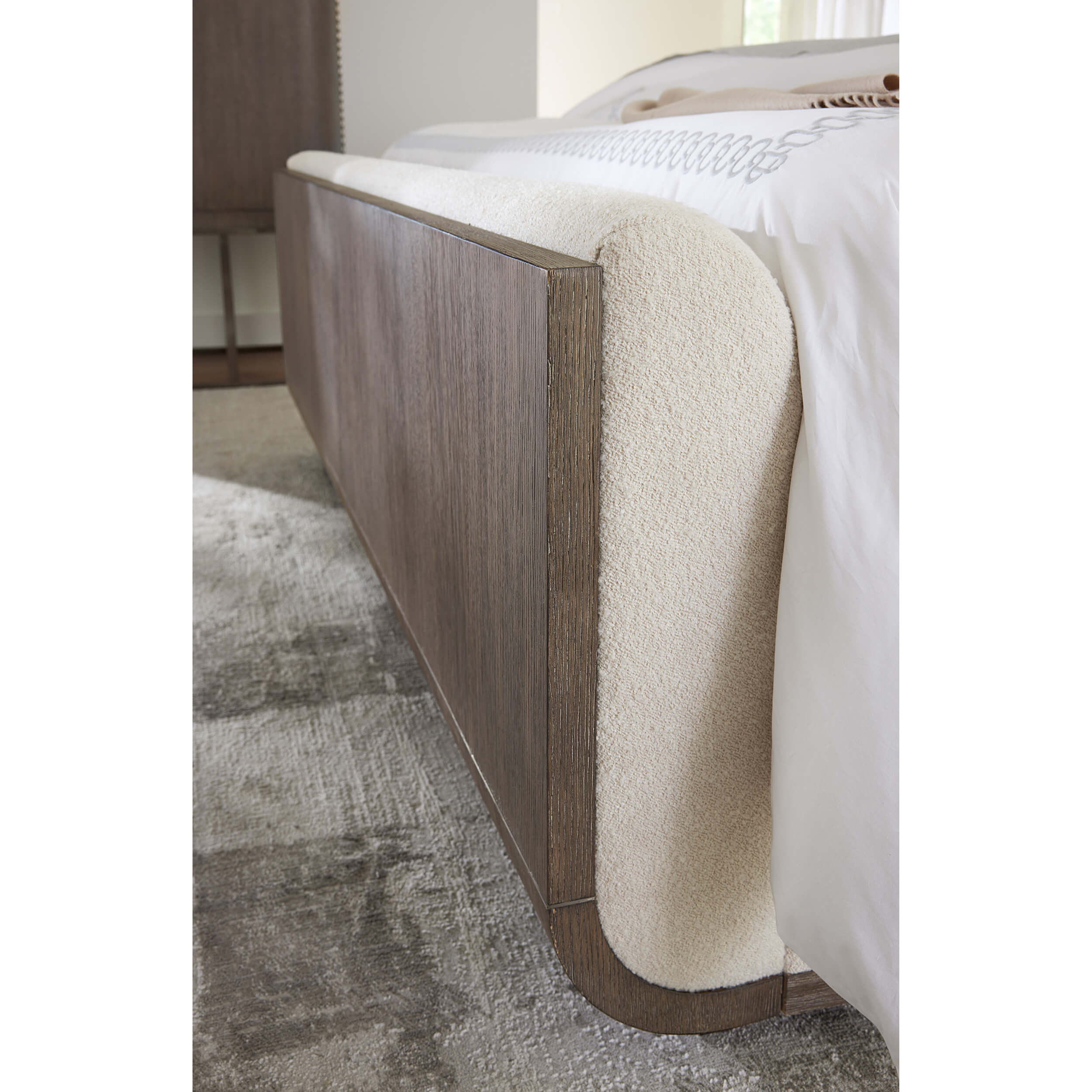 Modern Mood Upholstered Panel Bed, Inverness Natural/Mink - Image 3