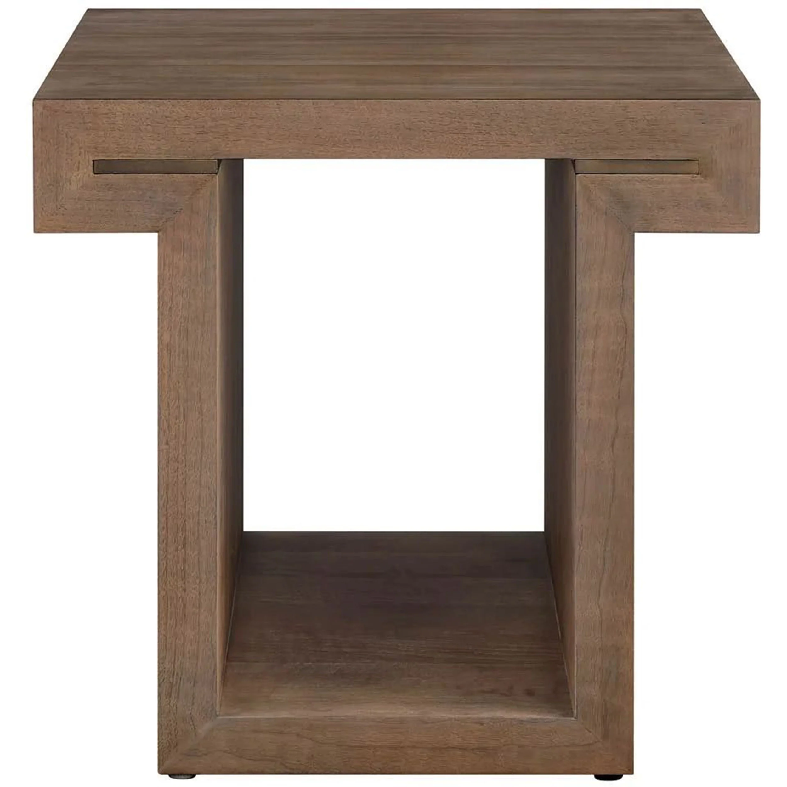 Modern Rectangular End Table, Haze - Image 2
