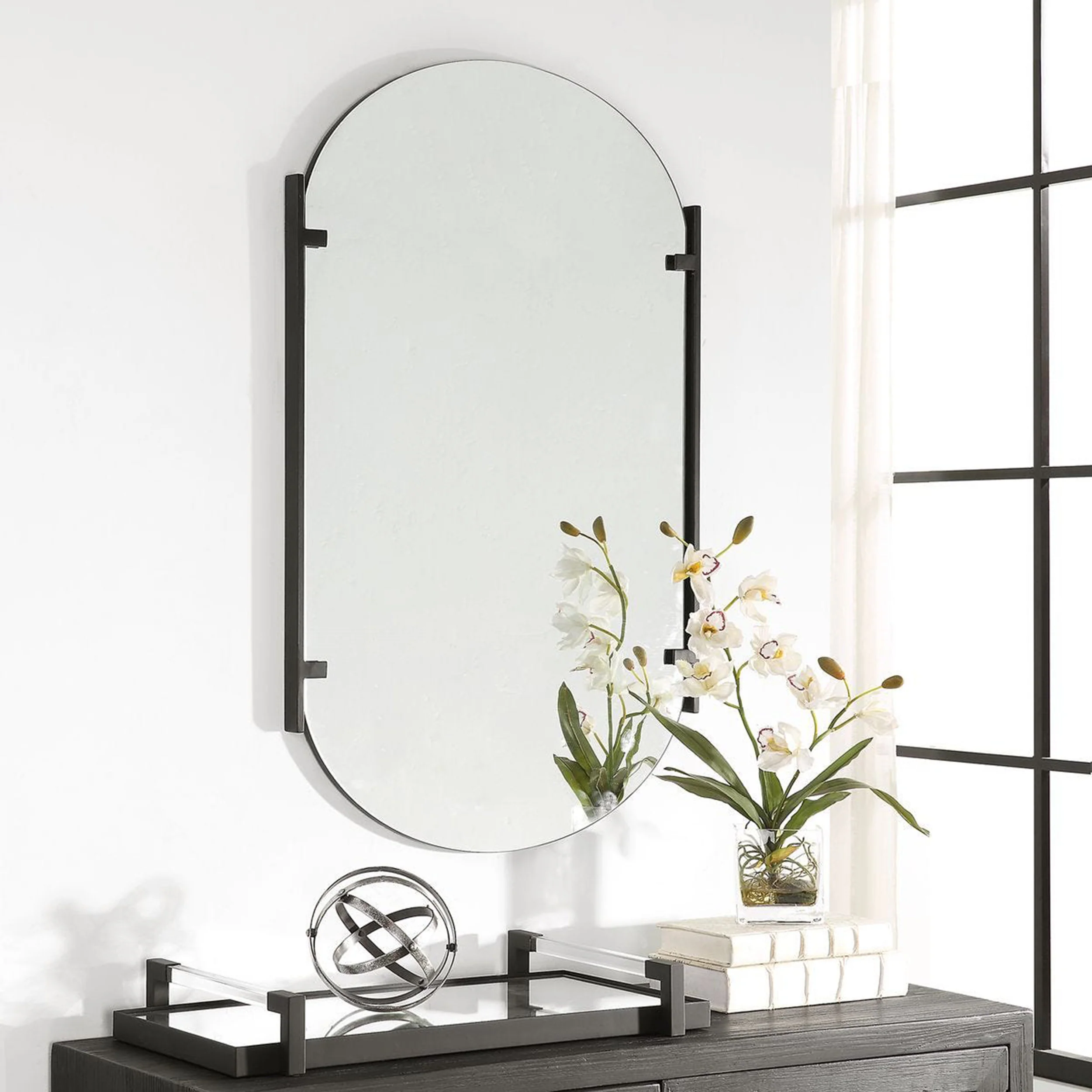 Moira Mirror, Black - Image 4