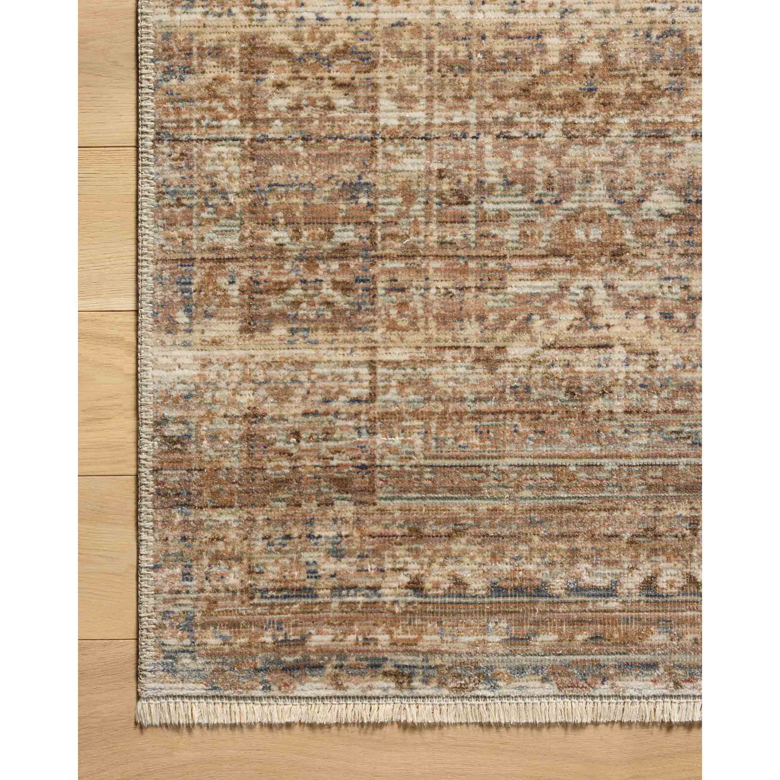 Amber Lewis x Loloi Rug Molly MOL-01, Natural/Denim - Image 2