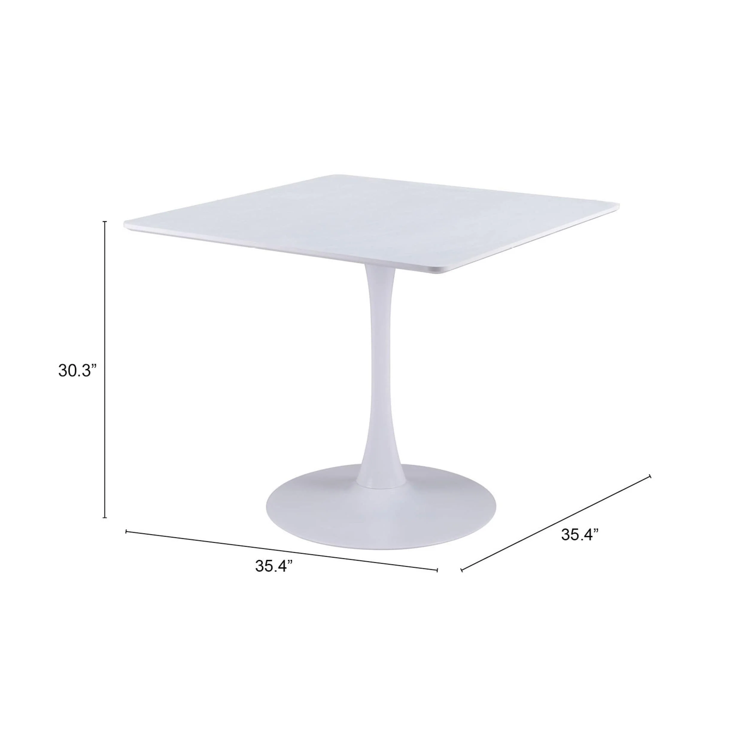 Molly Dining Table, White - Image 5