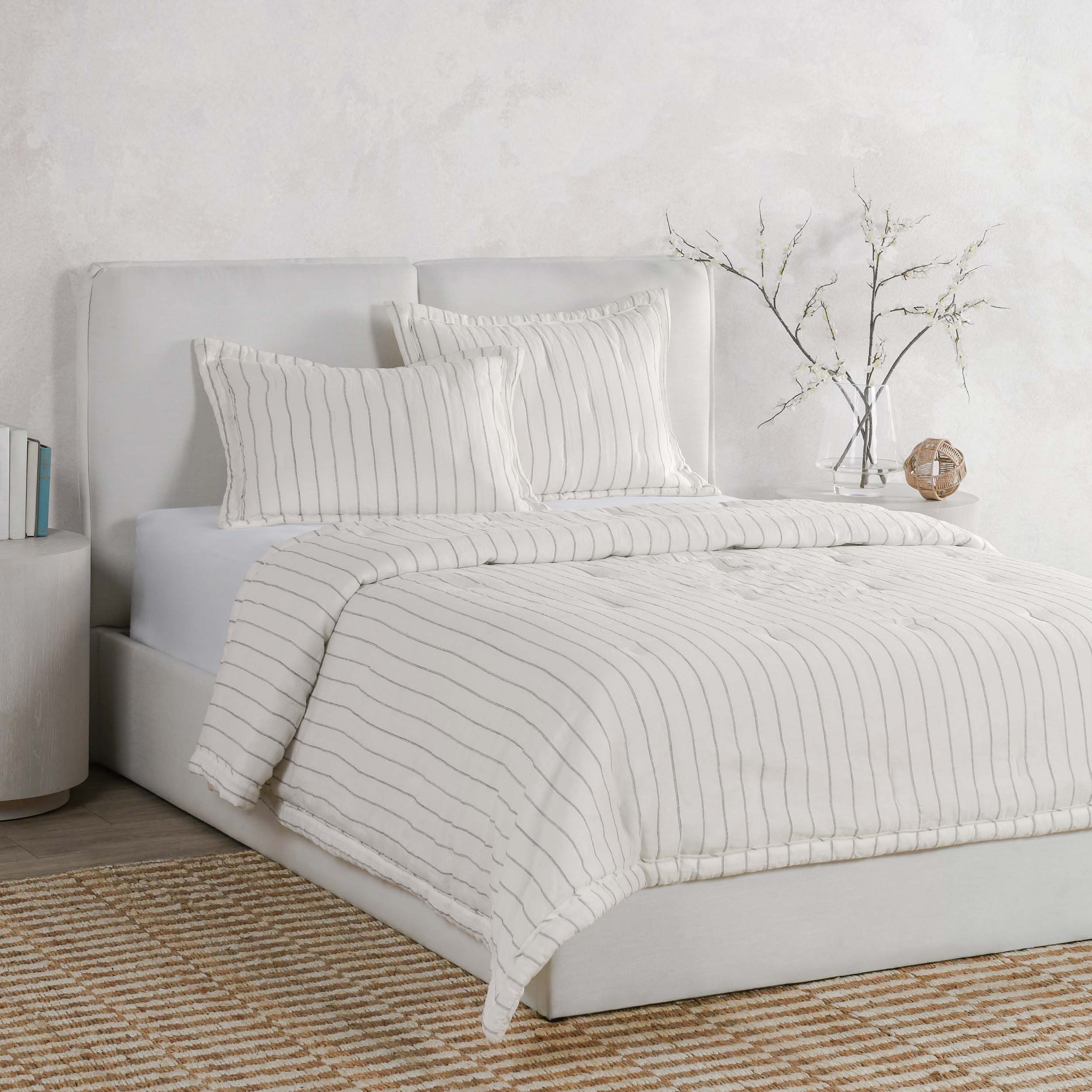 Monaco Comforter Set, Ivory