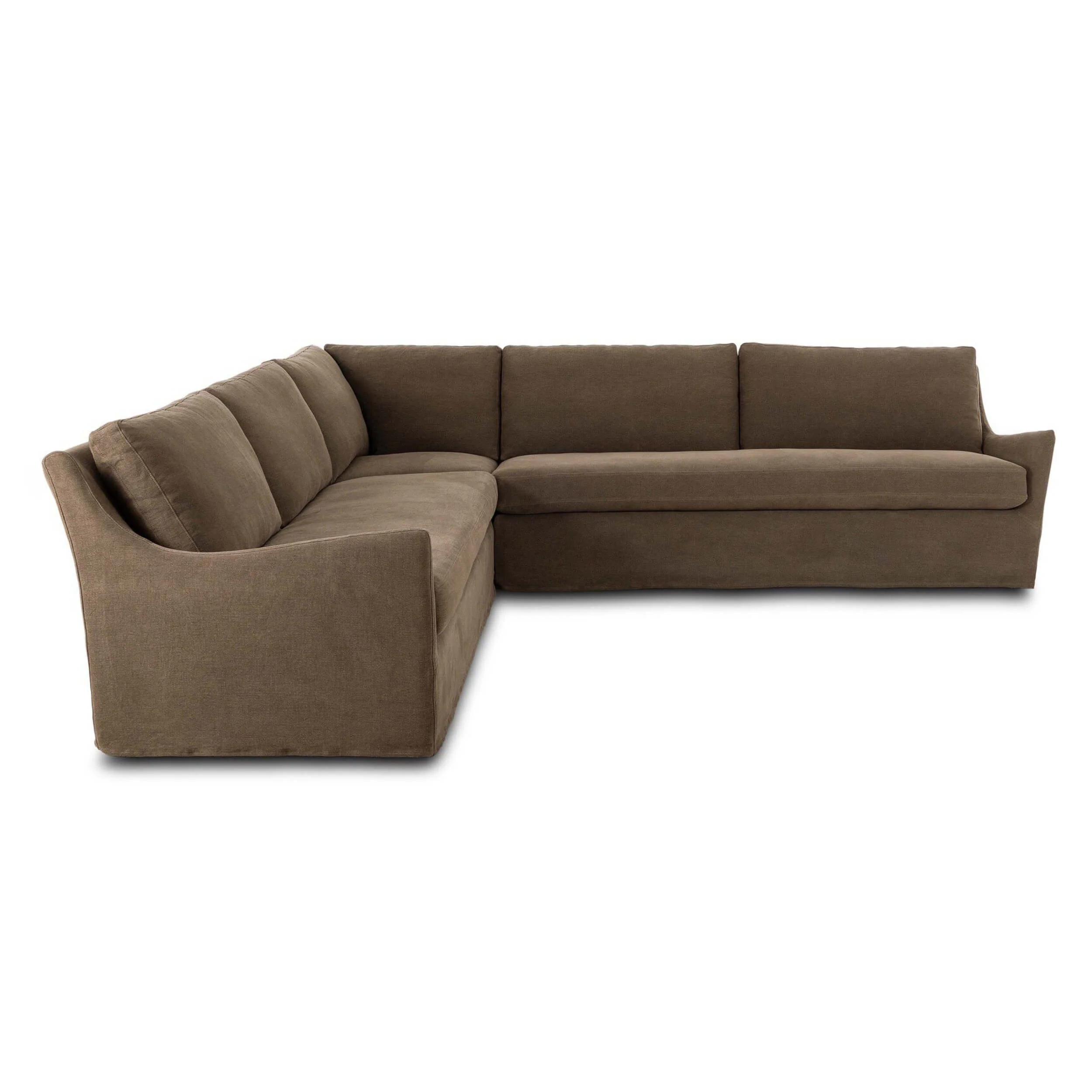 Monette 3 Piece Sectional, Broadway Coffee by Four Hands