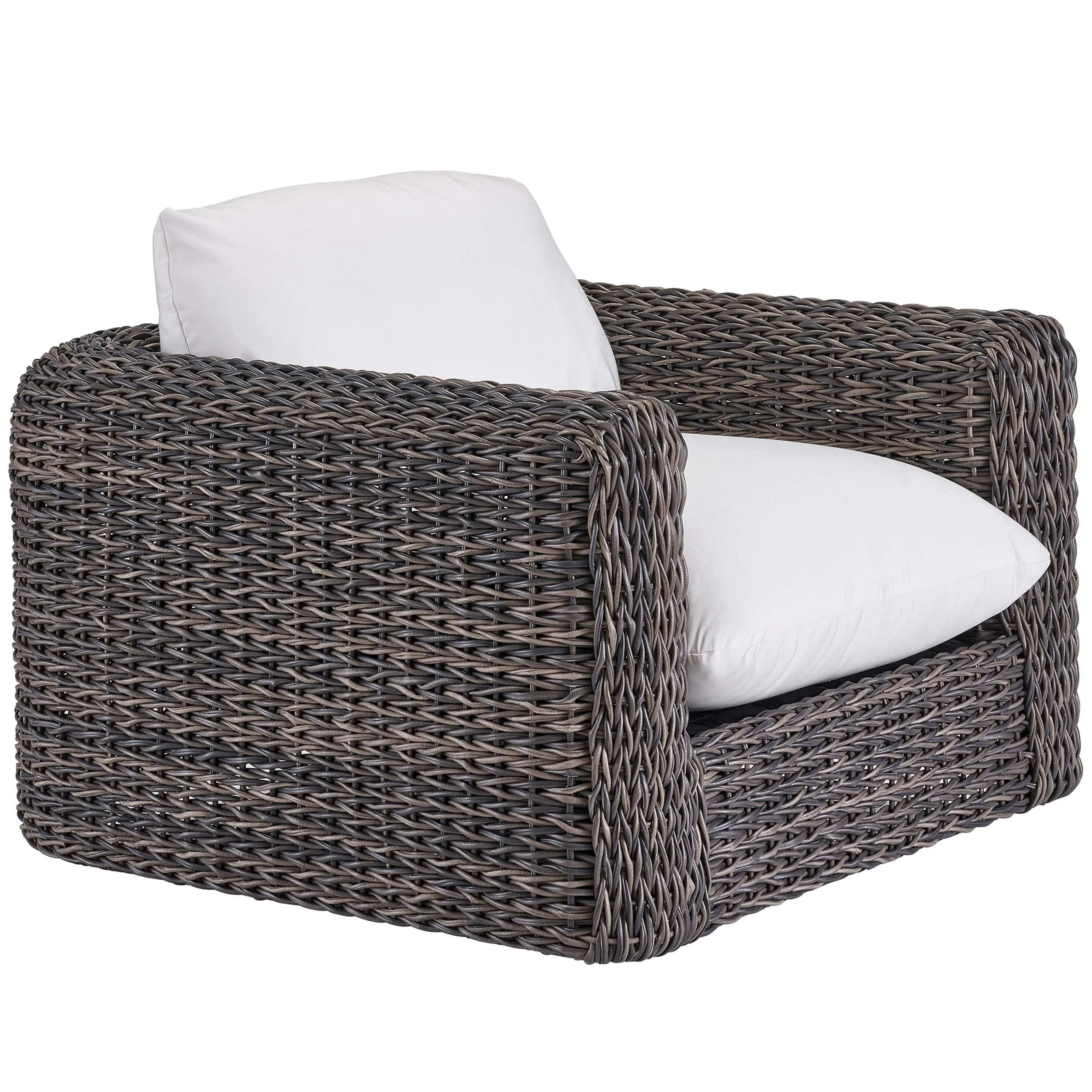 Montauk Outdoor Swivel Chair, Tawny