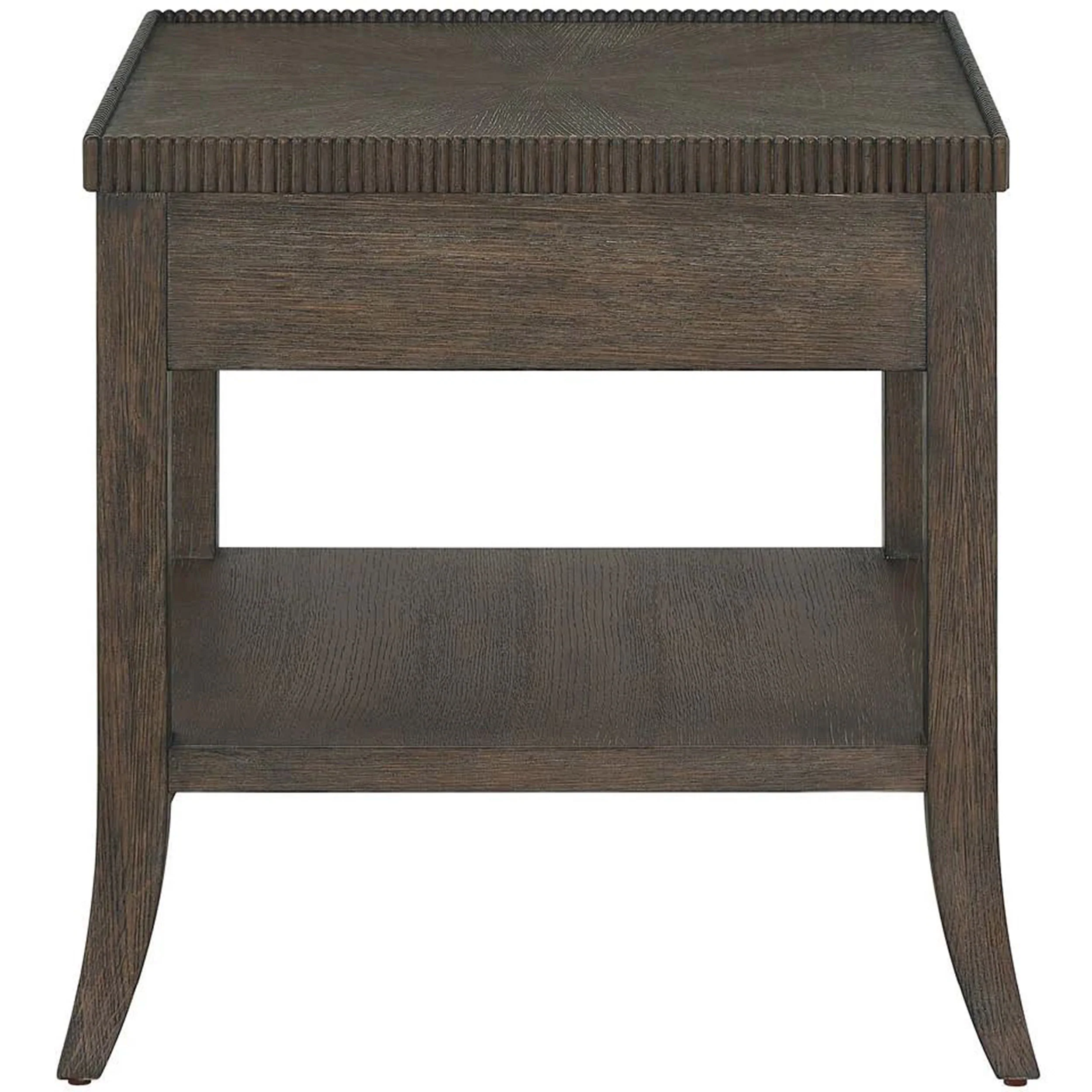 Montclair 1 Drawer End Table, Cocoa - Image 2