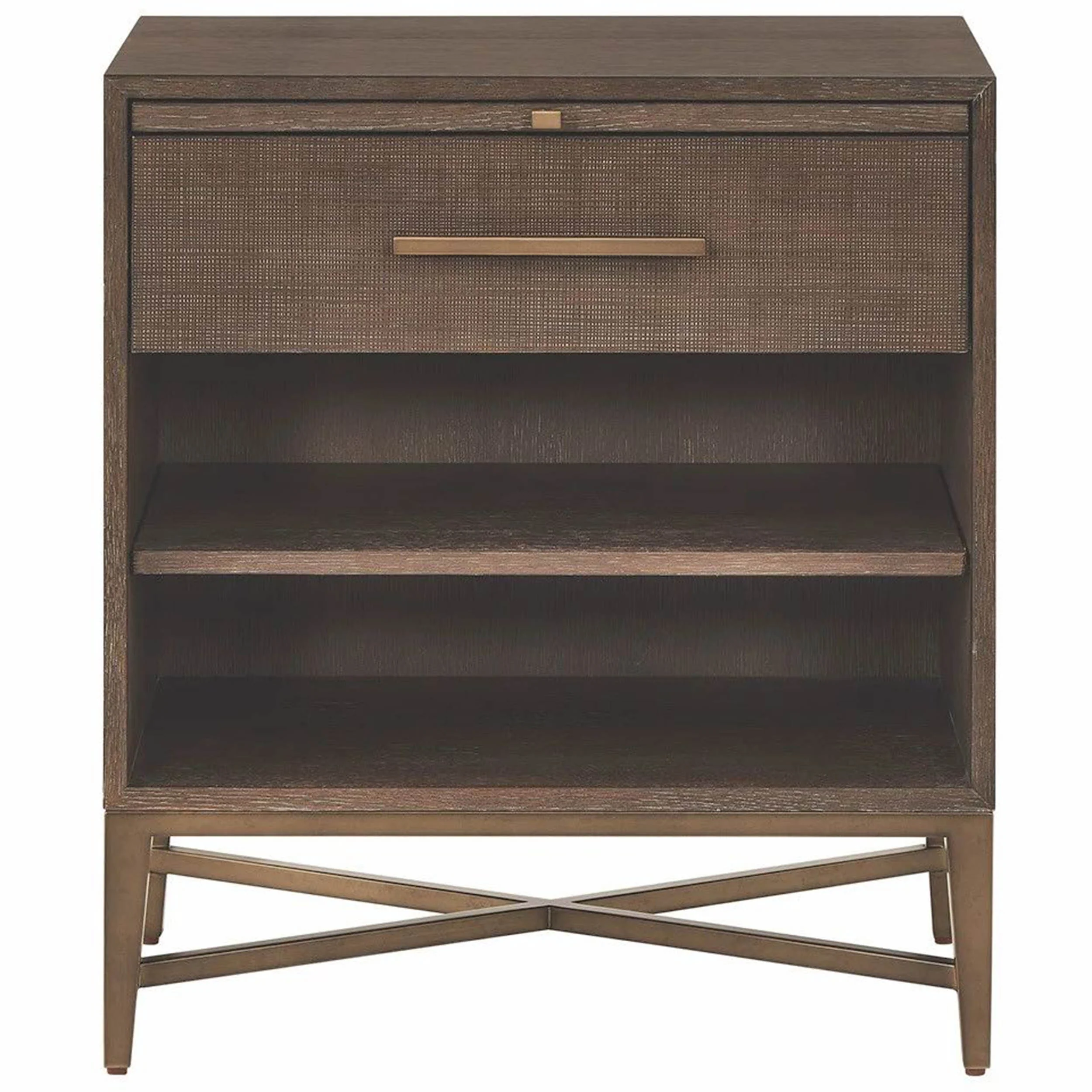 Montclair 1 Drawer Nightstand, Cocoa - Image 2